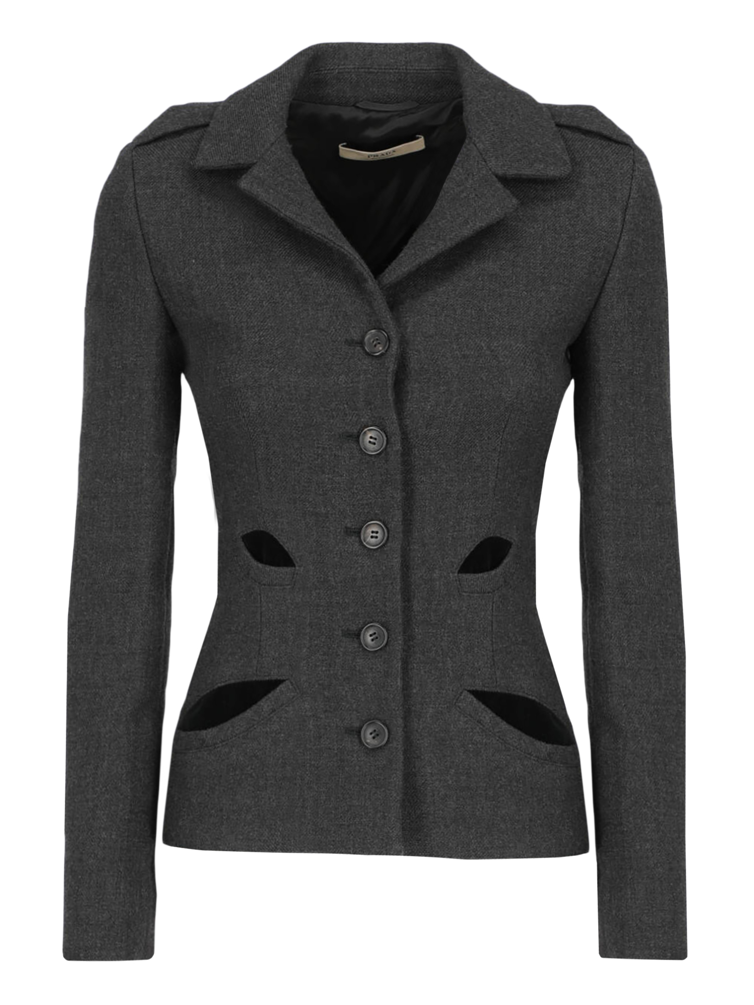 Vestes Pour Femme - Prada - En Wool Grey - Taille:  -