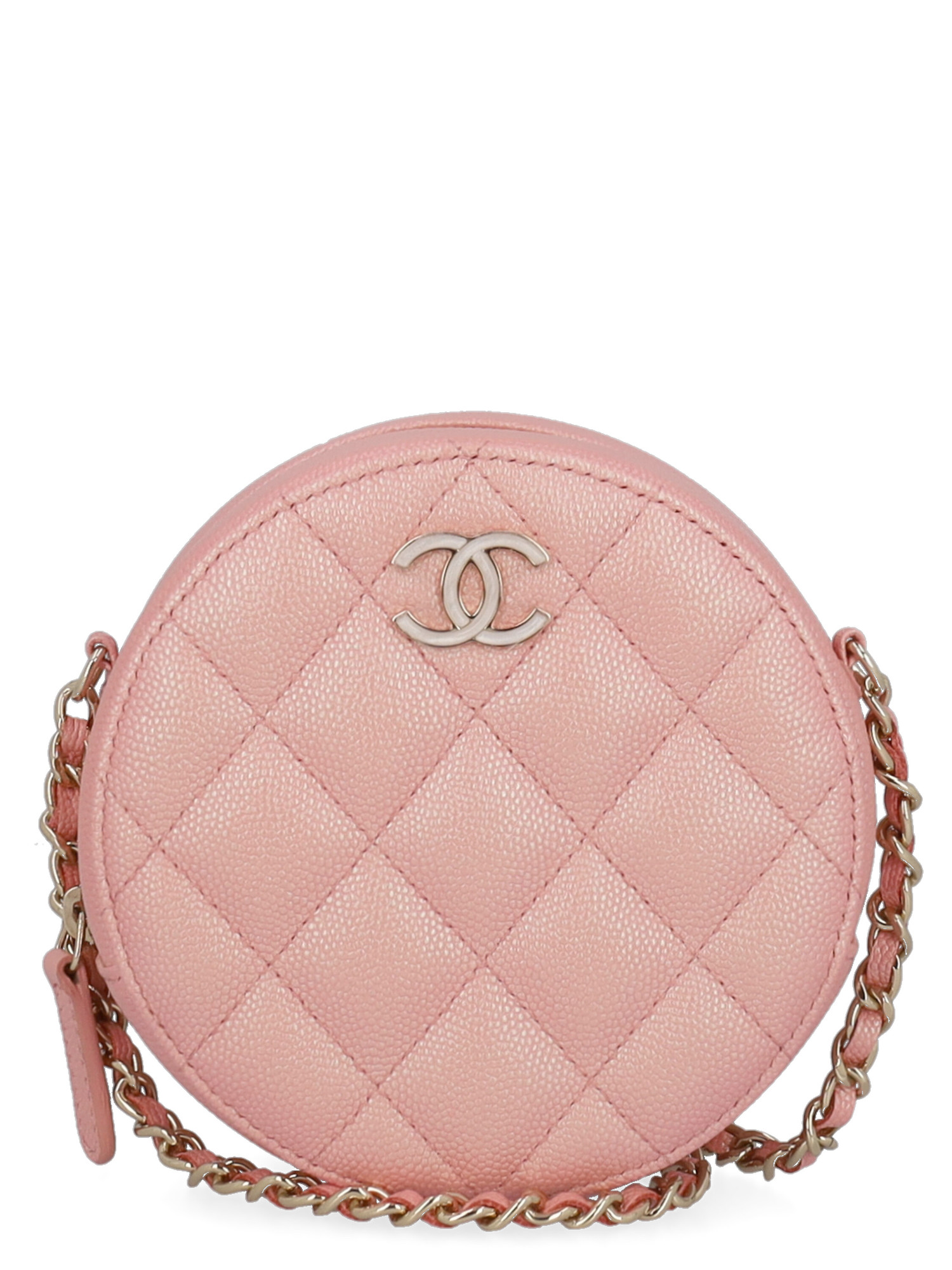 Sacs Porté Épaule Pour Femme - Chanel - En Leather Pink - Taille:  -