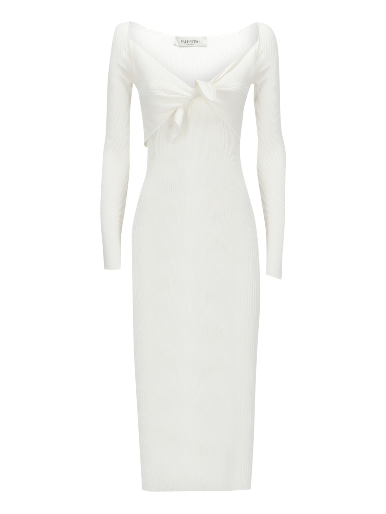 Valentino Femme Robes White Synthetic Fibers