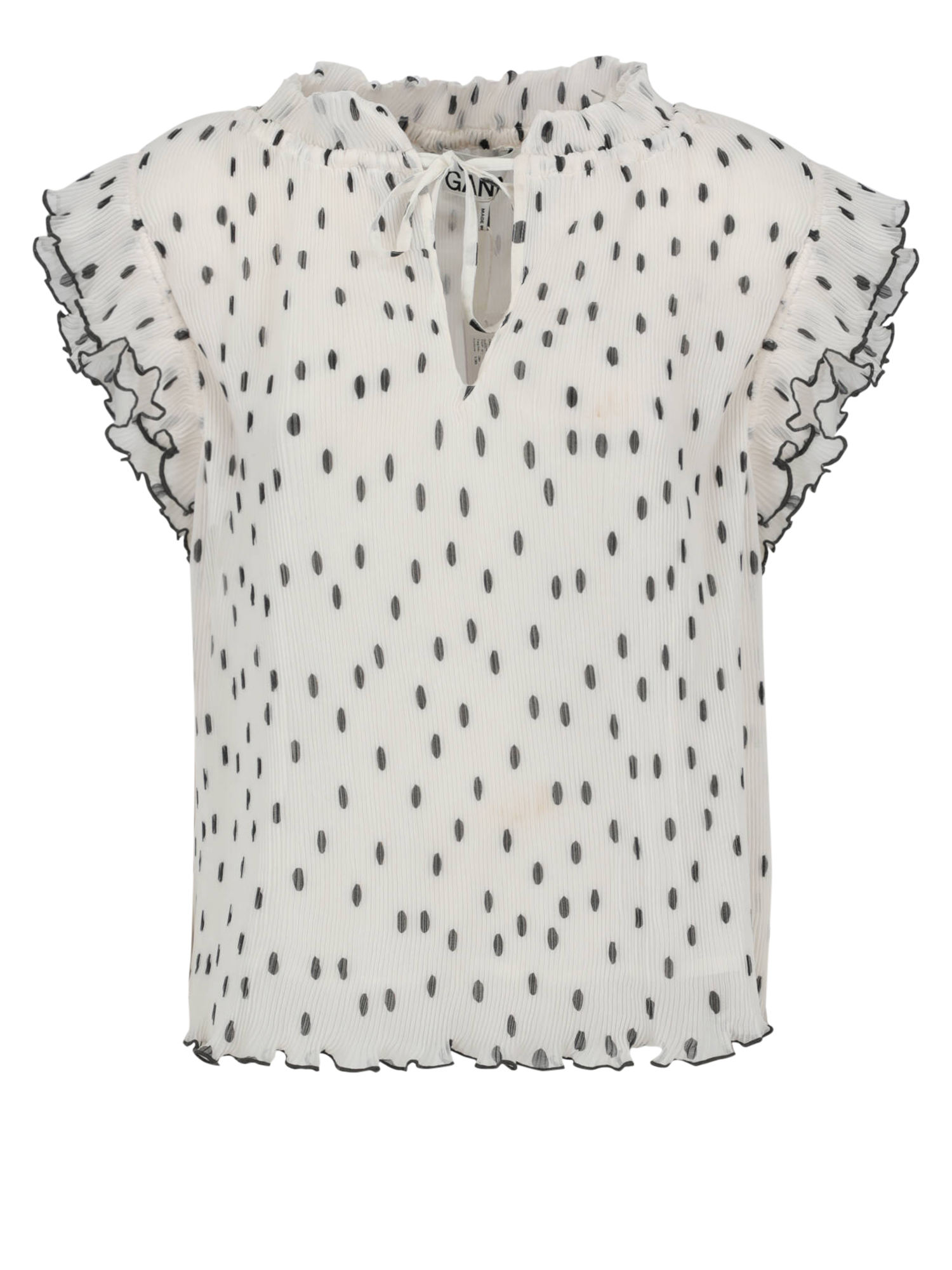 Condition: New With Tag, Polka Dot Synthetic Fibers, Color: White - M -  -