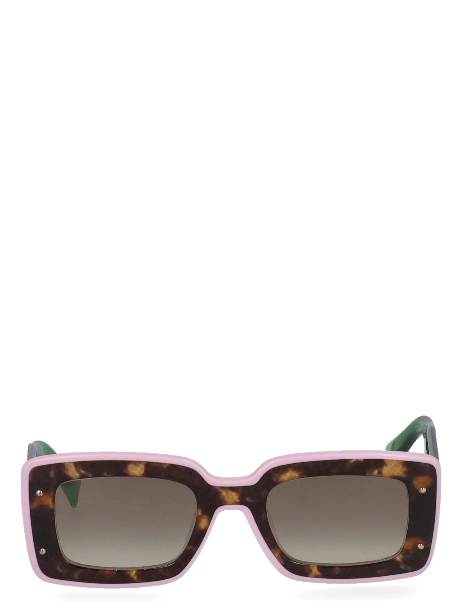 Missoni Femme Lunettes de soleil Brown, Green, Pink Synthetic Fibers