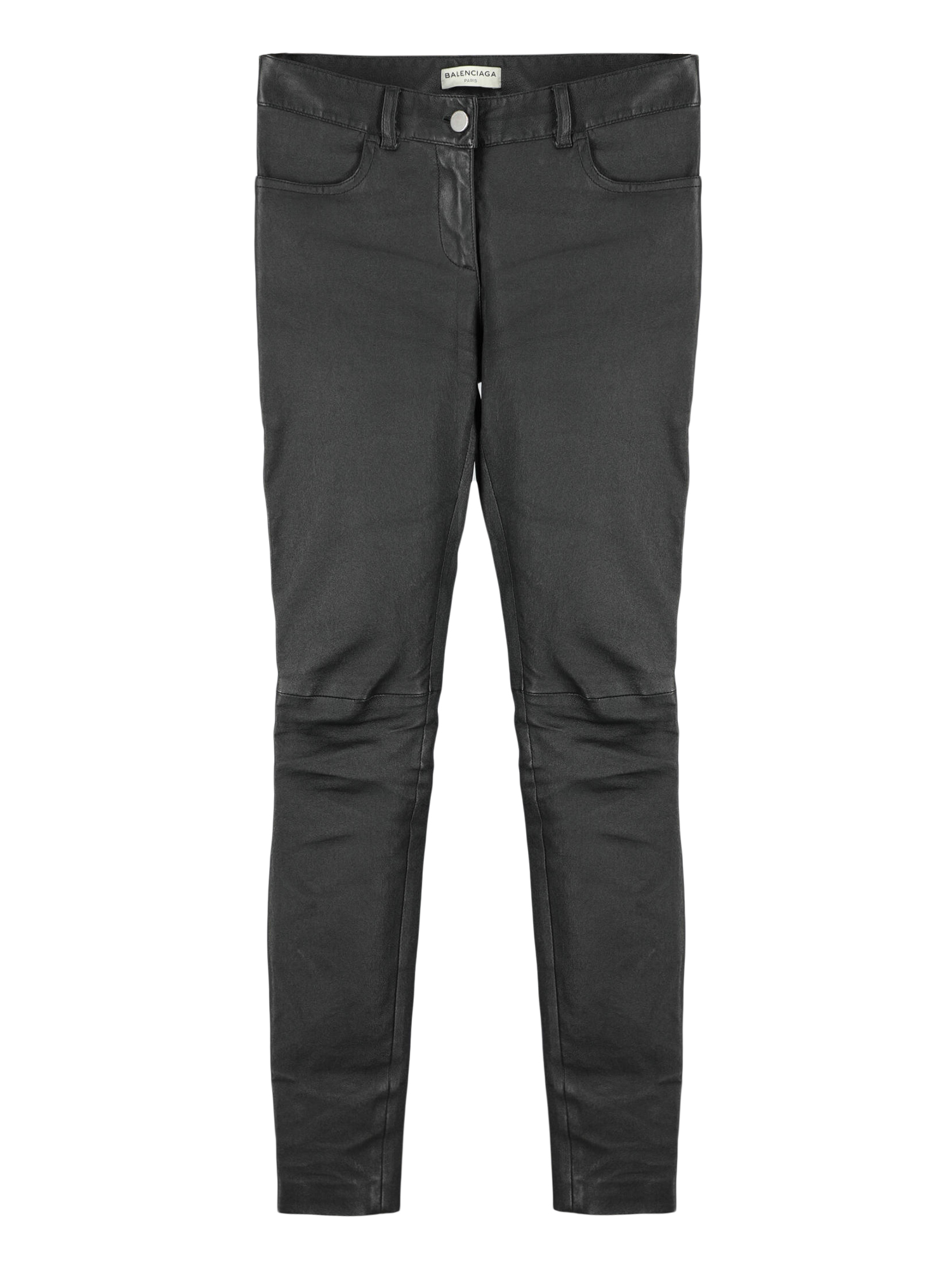 Pantalons Pour Femme - Balenciaga - En Leather Black - Taille:  -