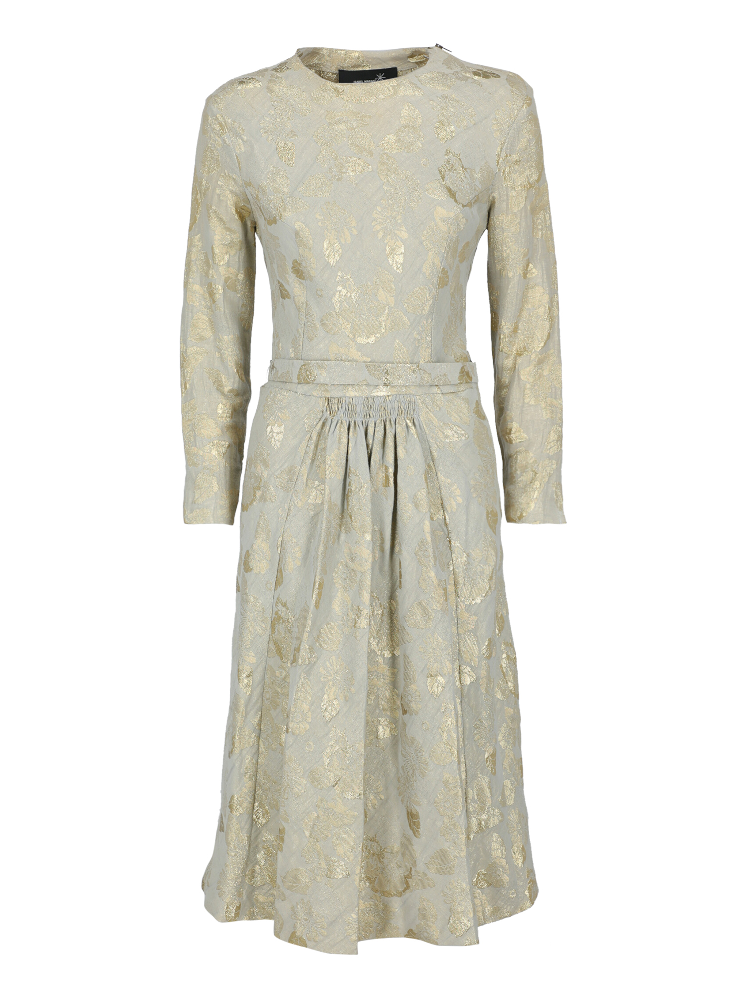 Isabel Marant Femme Robes Beige, Gold Cotton