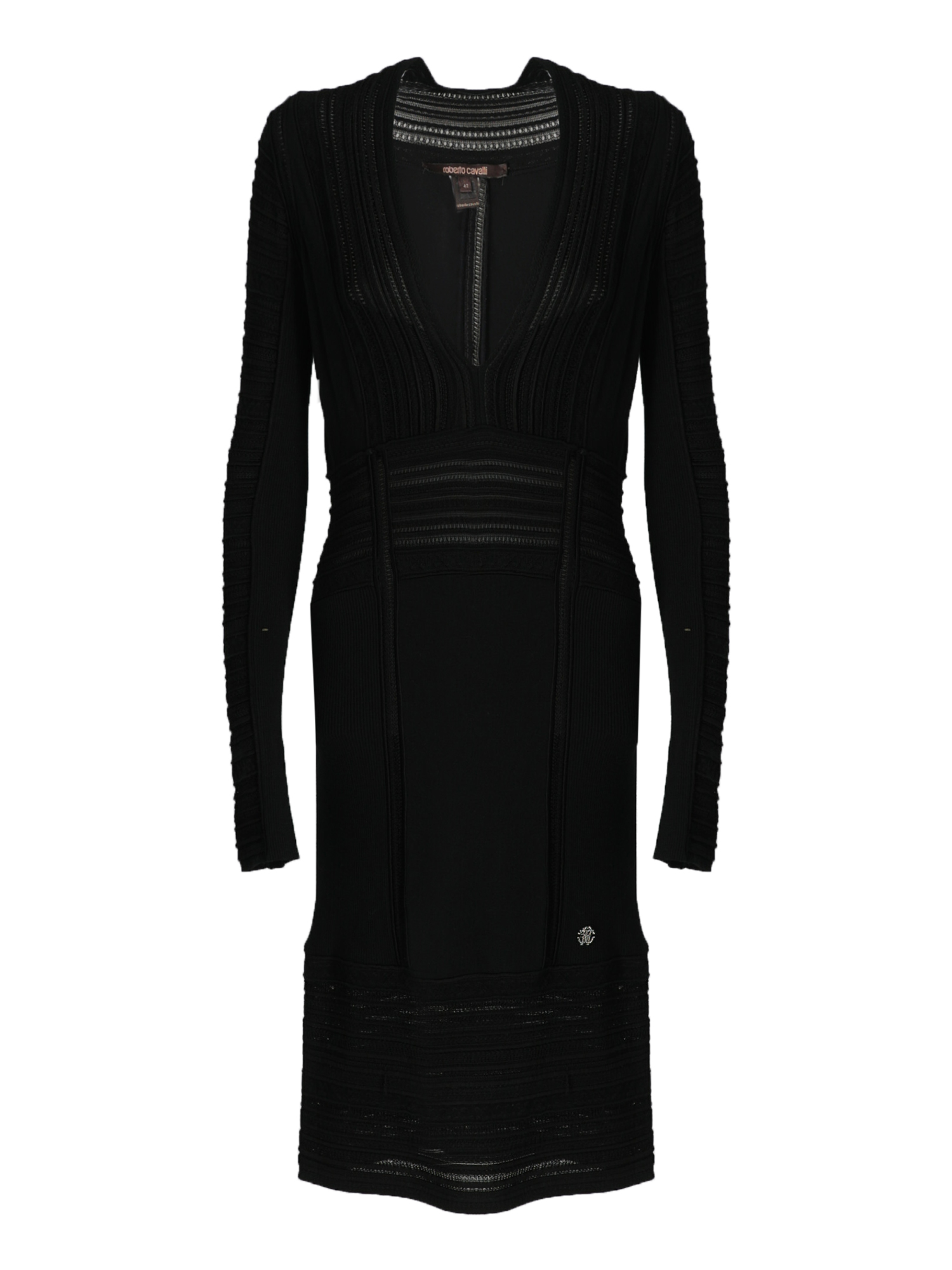 Roberto Cavalli Femme Robes Black Synthetic Fibers