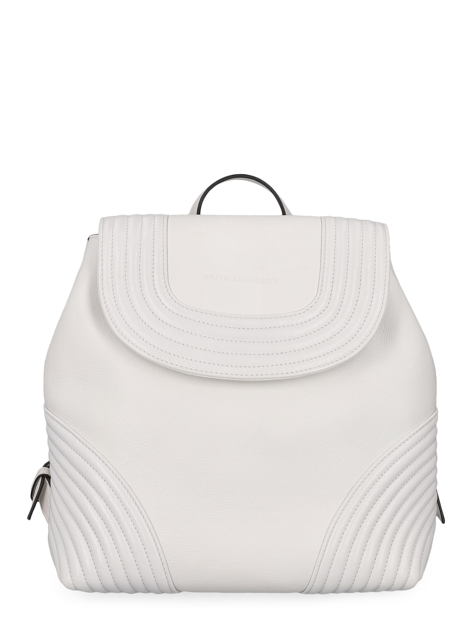 Pre-owned Fratelli Rossetti Women's Backpacks -  - In White Leather