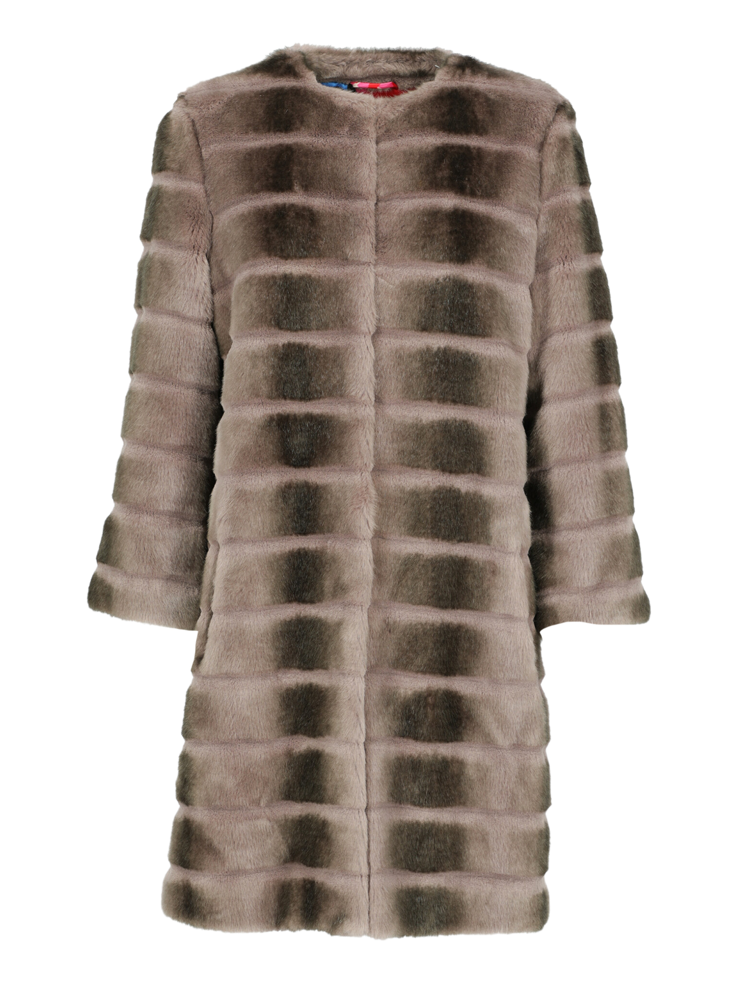 Balmain Femme Manteaux et blousons Grey, Pink Synthetic Fibers