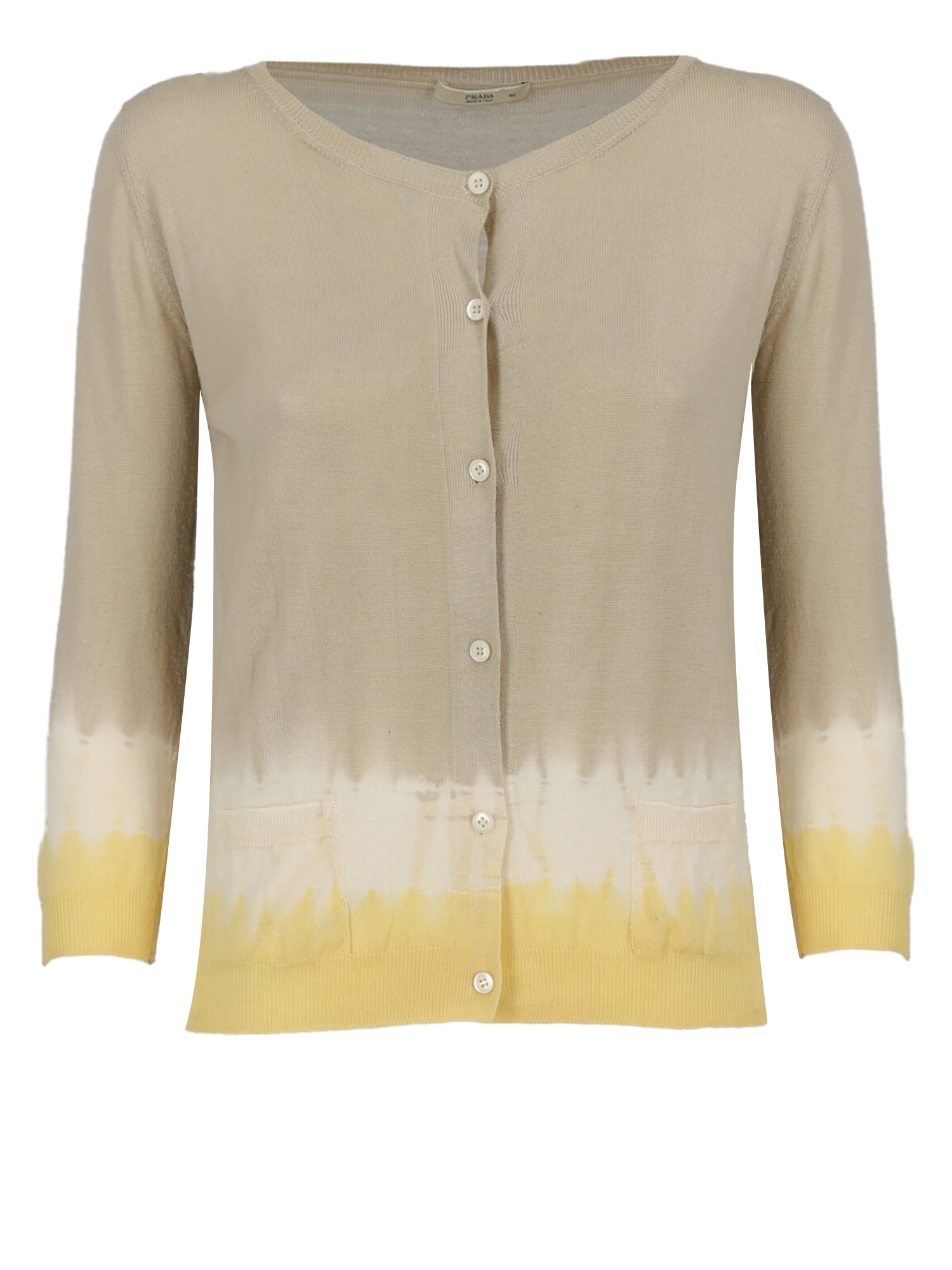 Prada Femme Pulls et sweat-shirts Beige, Yellow Wool