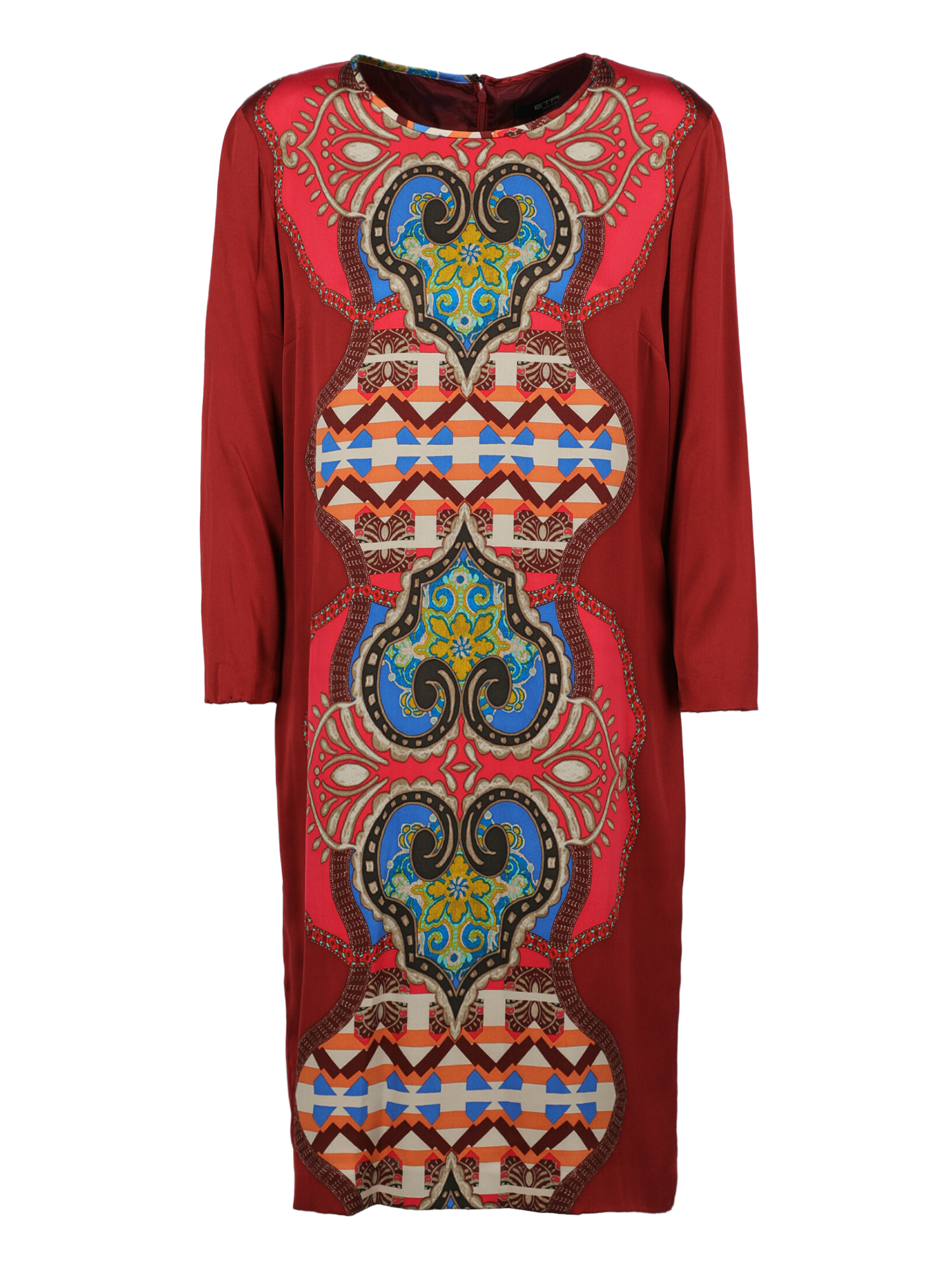 Etro Femme Robes Multicolor, Navy, Red Silk