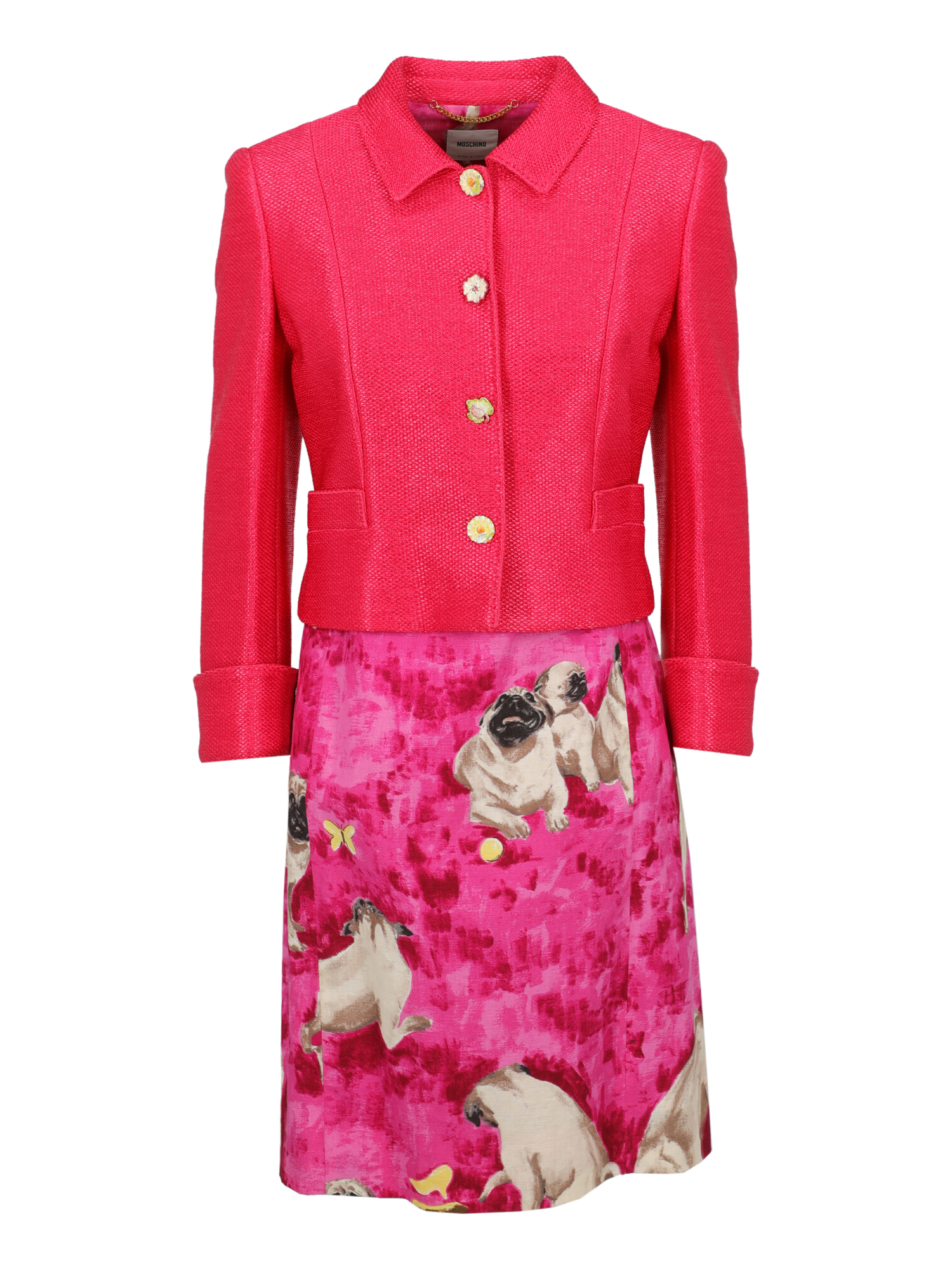 Moschino Femme Tenues et ensembles Multicolor, Pink Eco-Friendly Fabric