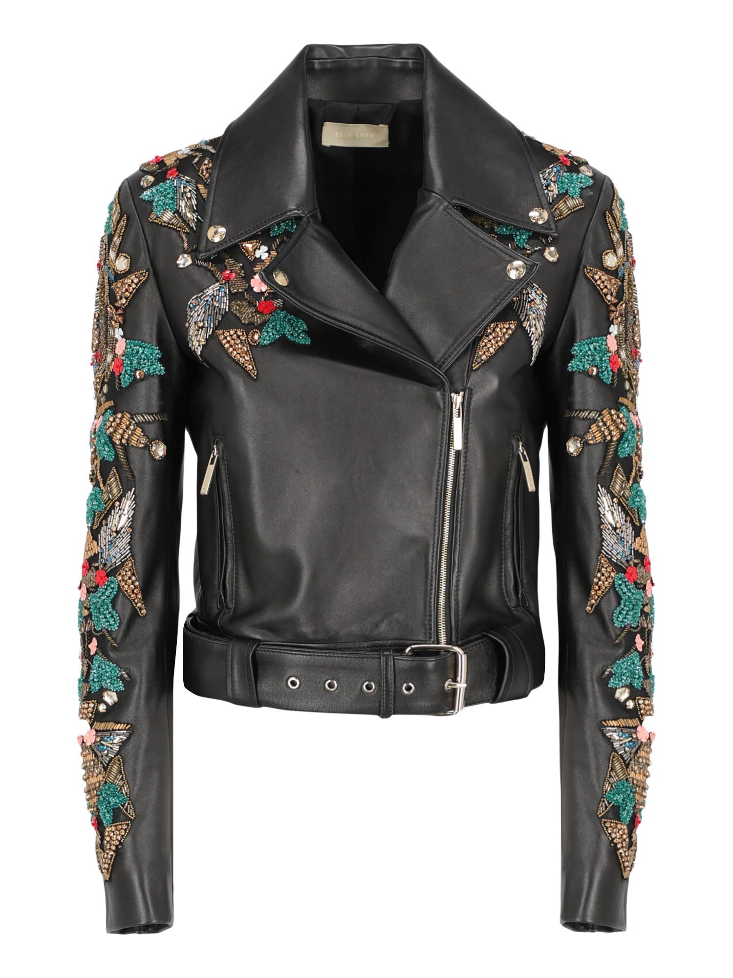 Vestes Pour Femme - Elie Saab - En Leather Black - Taille:  -