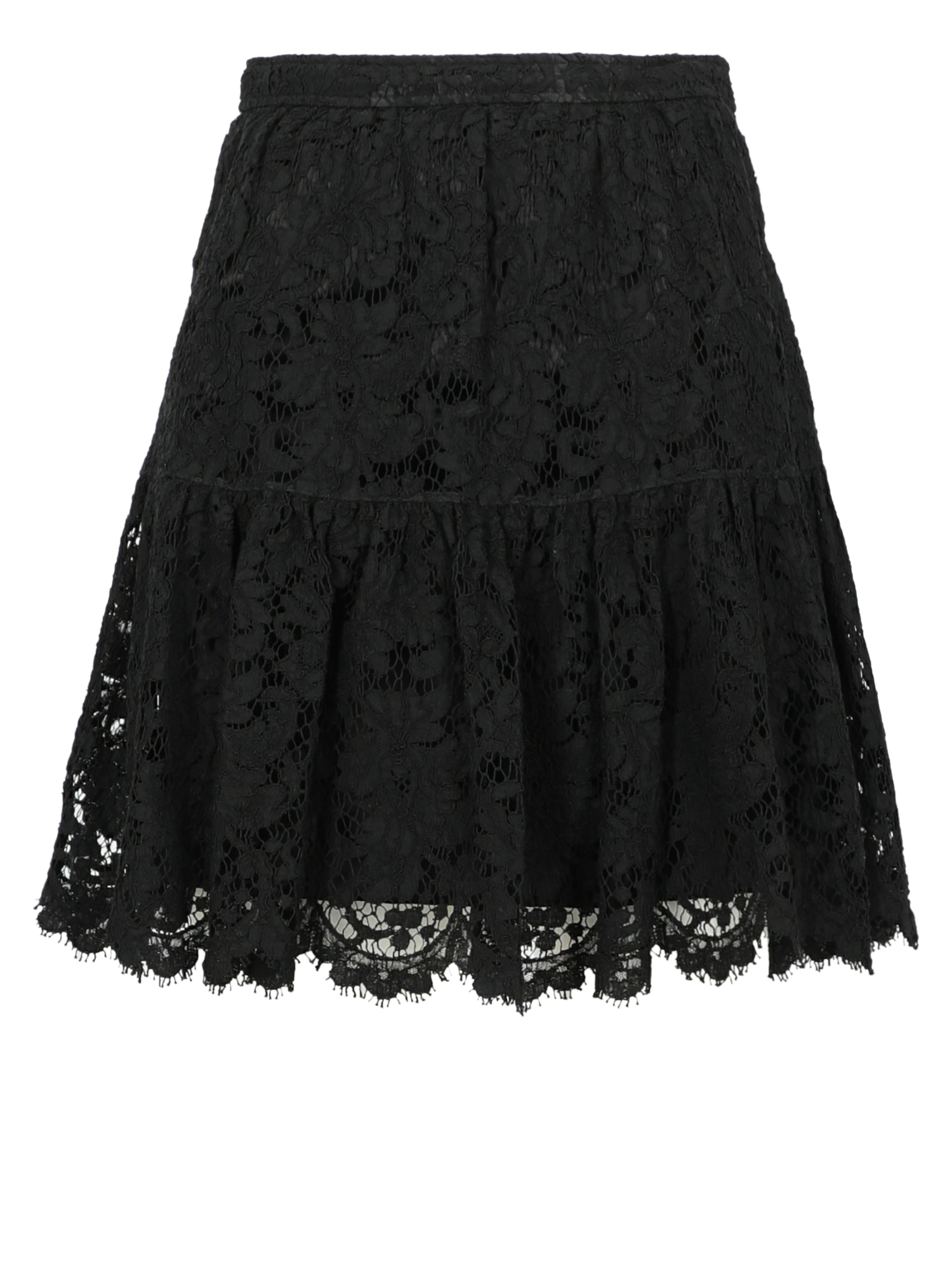 Saint Laurent Femme Jupes Black Cotton