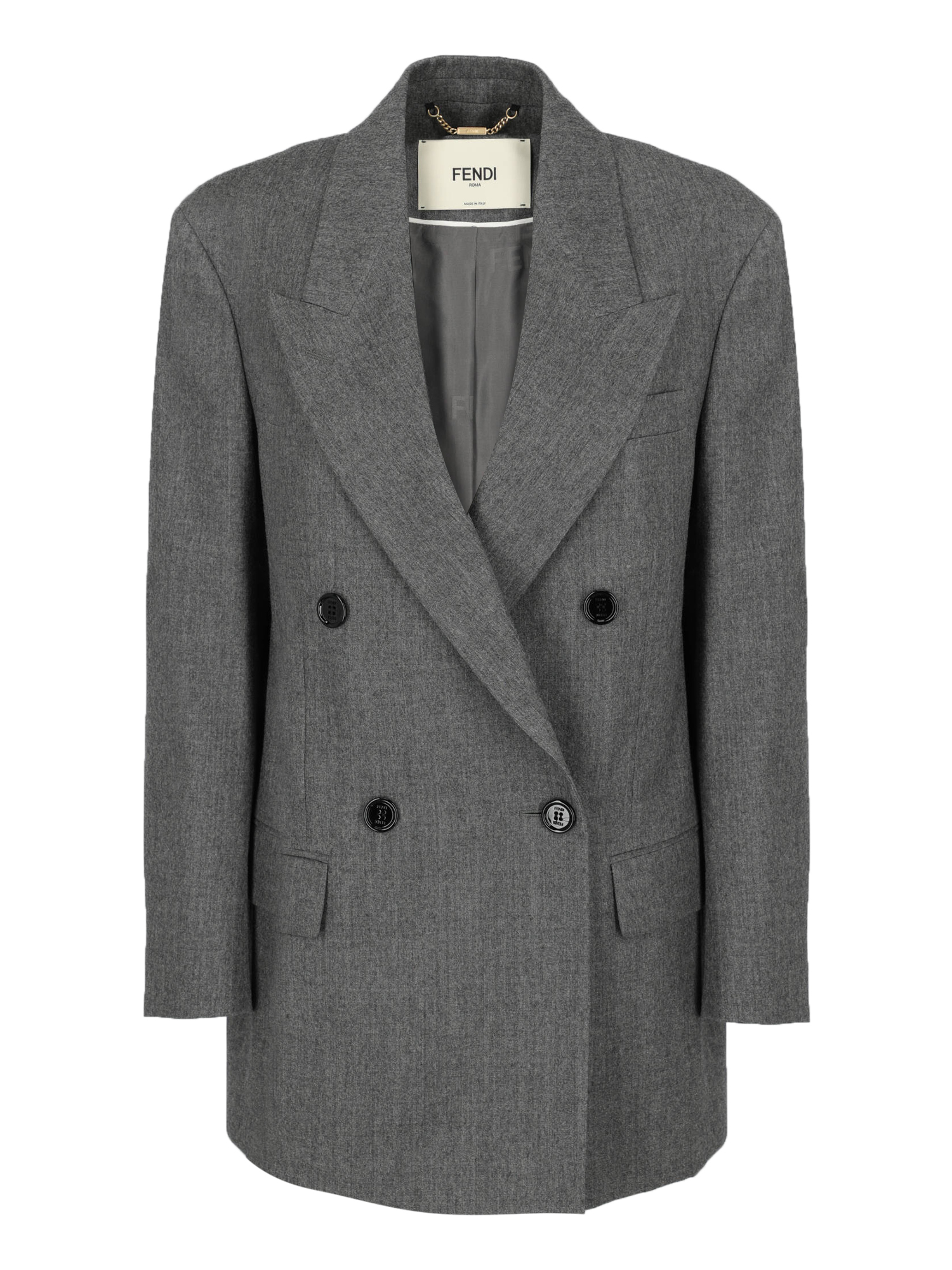 Vestes Pour Femme - Fendi - En Wool Grey - Taille:  -