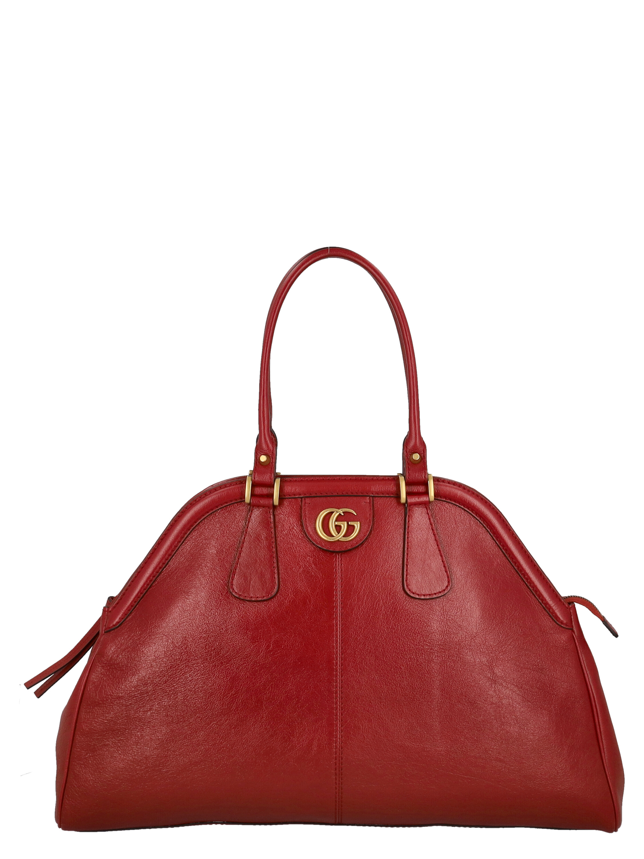 Pre-owned Gucci Women's Shoulder Bags -  - In Burgundy Leather