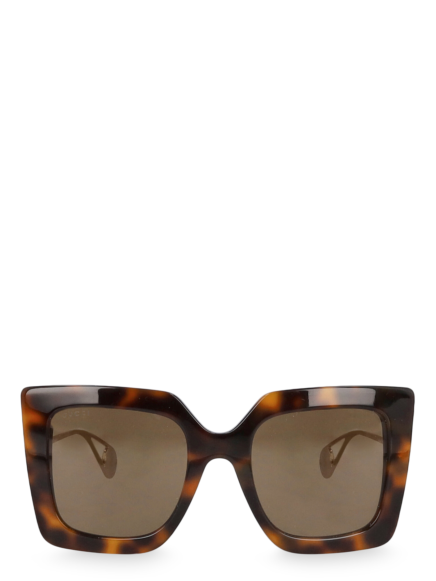 Pre-owned Gucci Women's Sunglasses -  In Brown, Gold