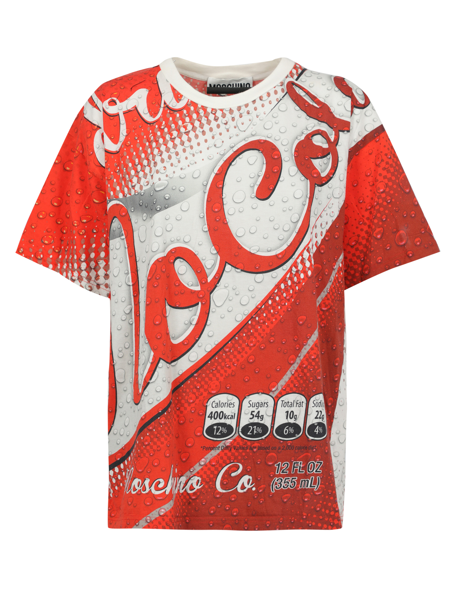 Moschino Femme T-shirts et tops Red, White Cotton