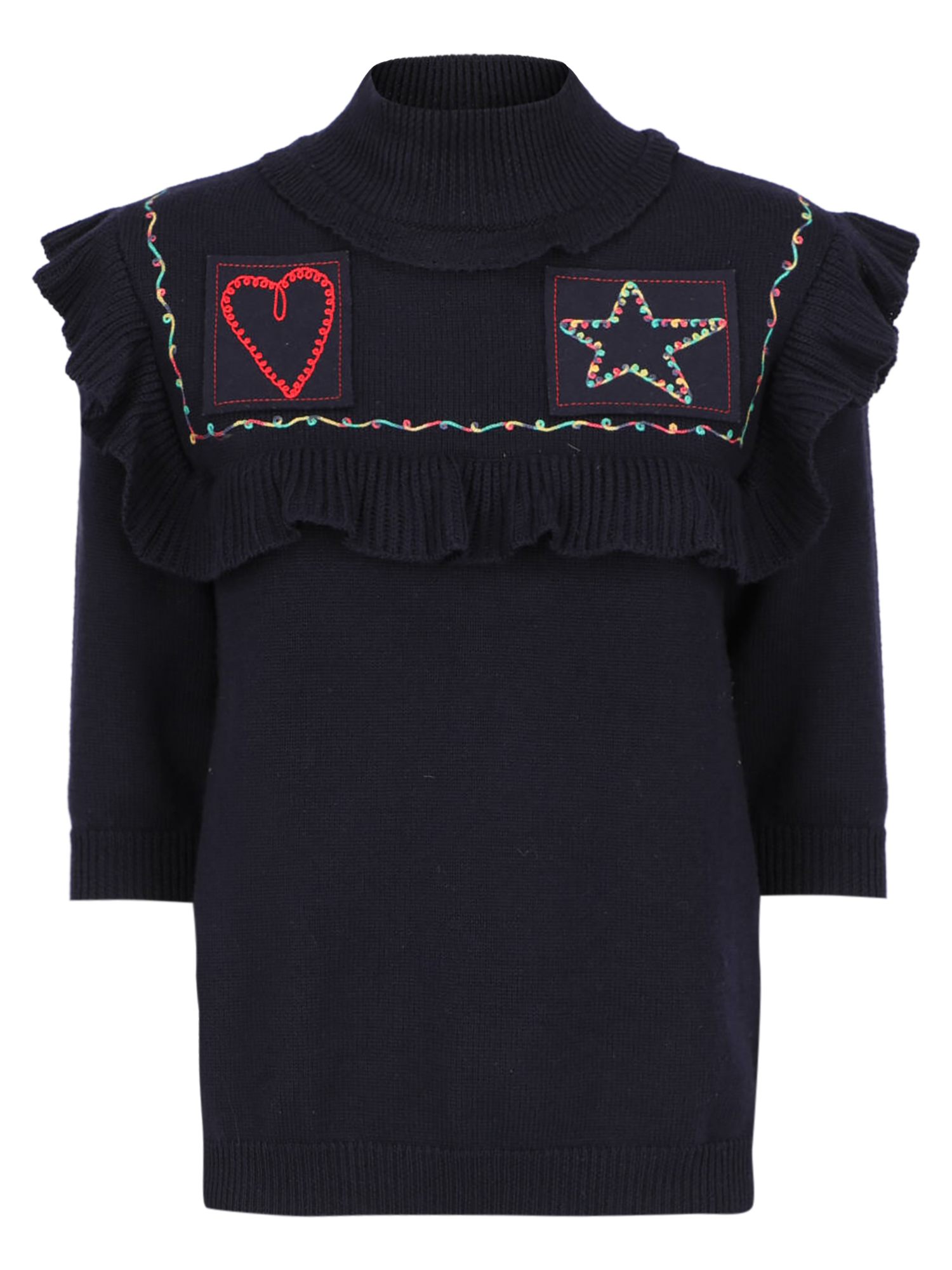 Pulls Et Sweat-shirts Pour Femme - Valentino - En Wool Navy - Taille:  -