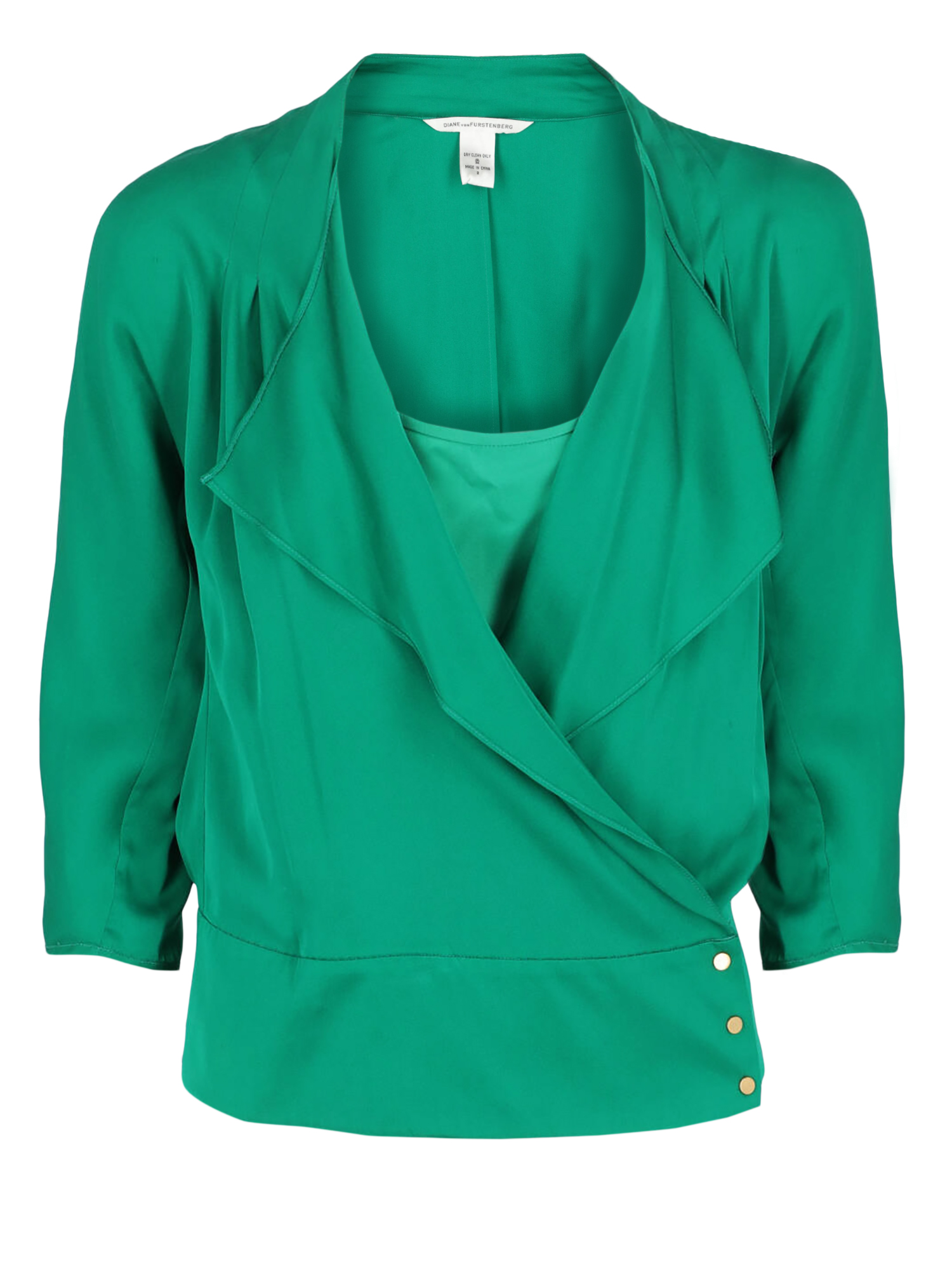 T-shirts Et Tops Pour Femme - Diane Von Furstenberg - En Synthetic Fibers Green - Taille:  -