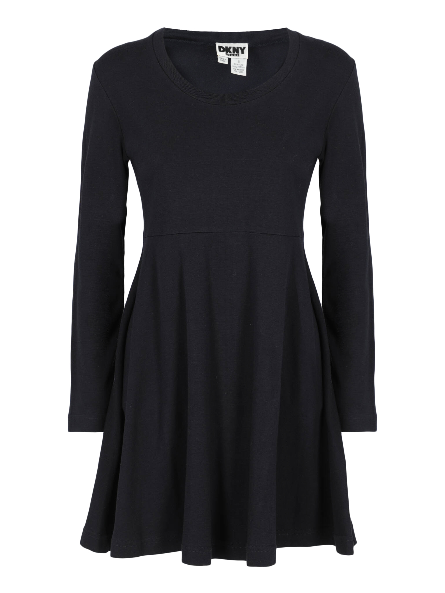Pre-owned Dkny Women's Dresses -  - In Navy Cotton