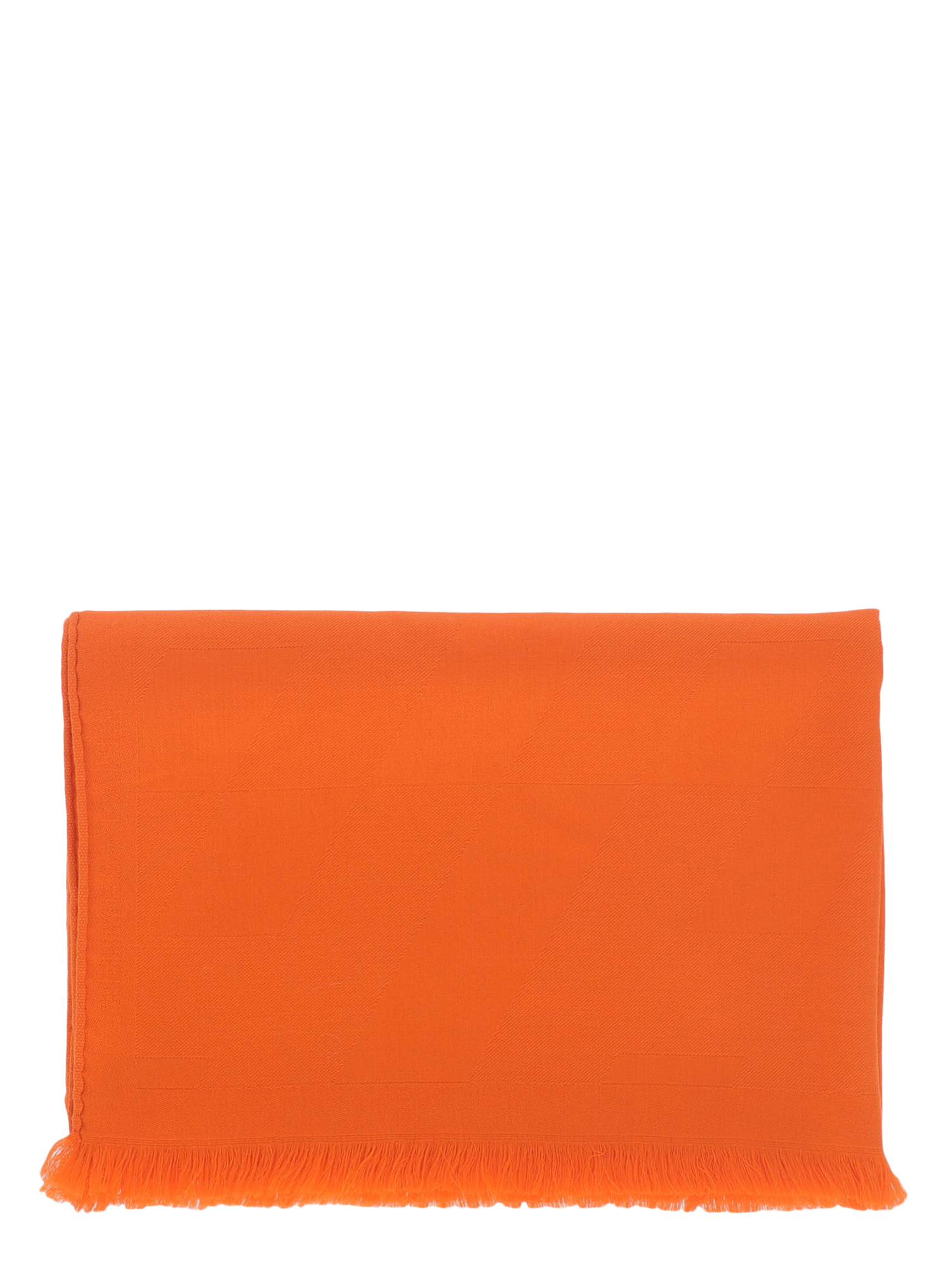 Hermes Women's Scarves And Shawls - Hermès - In Orange Wool