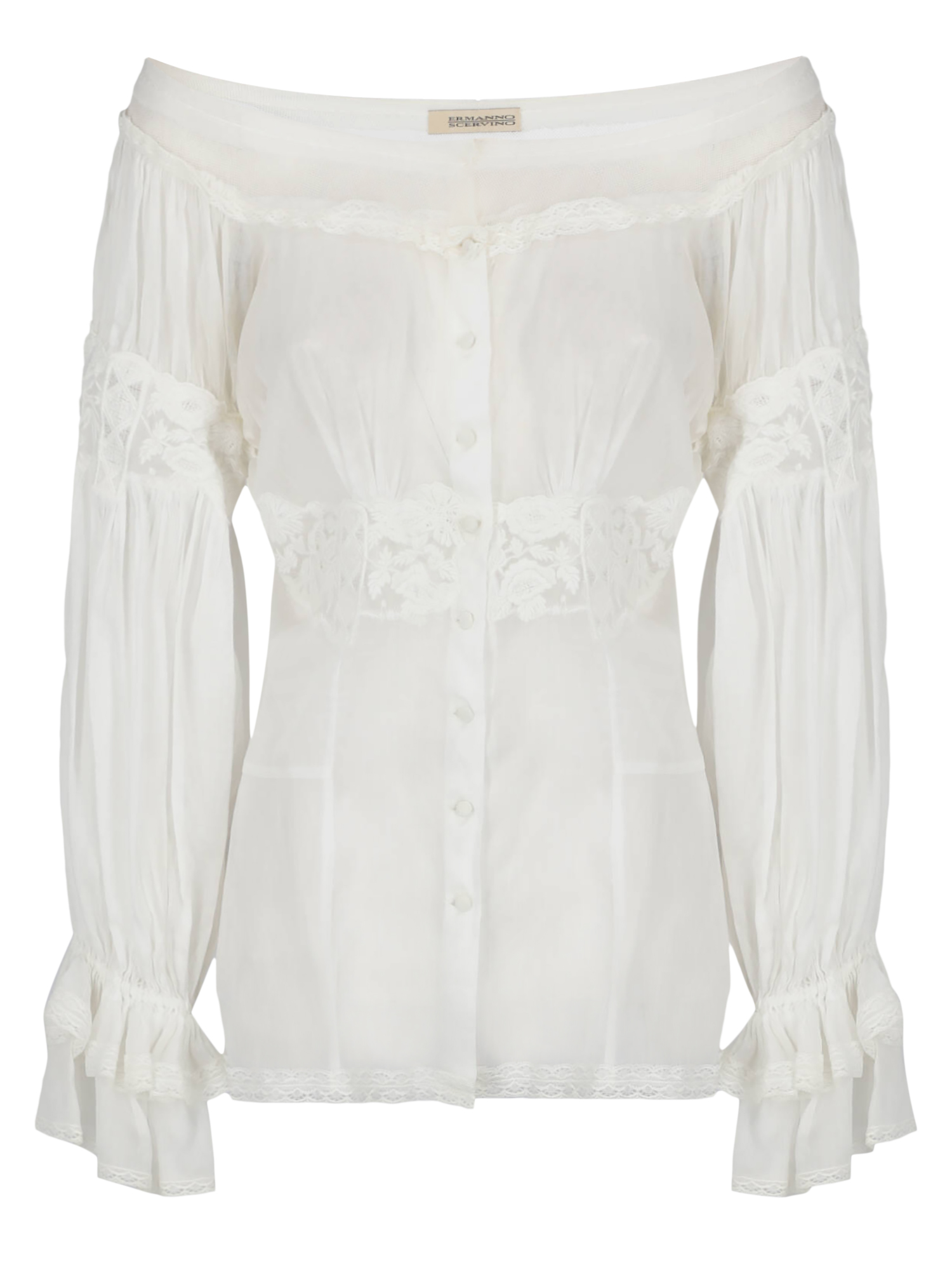 Pre-owned Ermanno Scervino T-shirts And Top In White