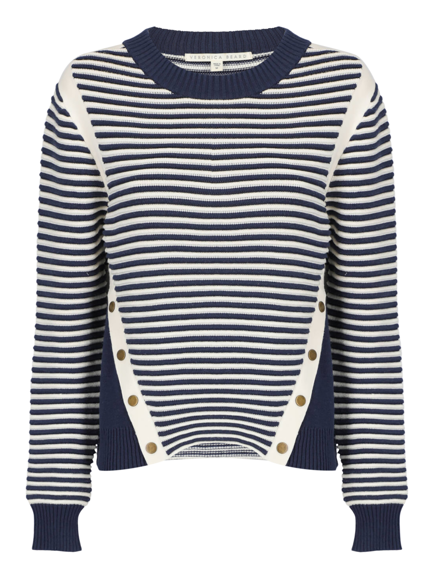 Pre-owned Veronica Beard Women's Knitwear & Sweatshirts -  - In Navy, White Synthetic Fibers