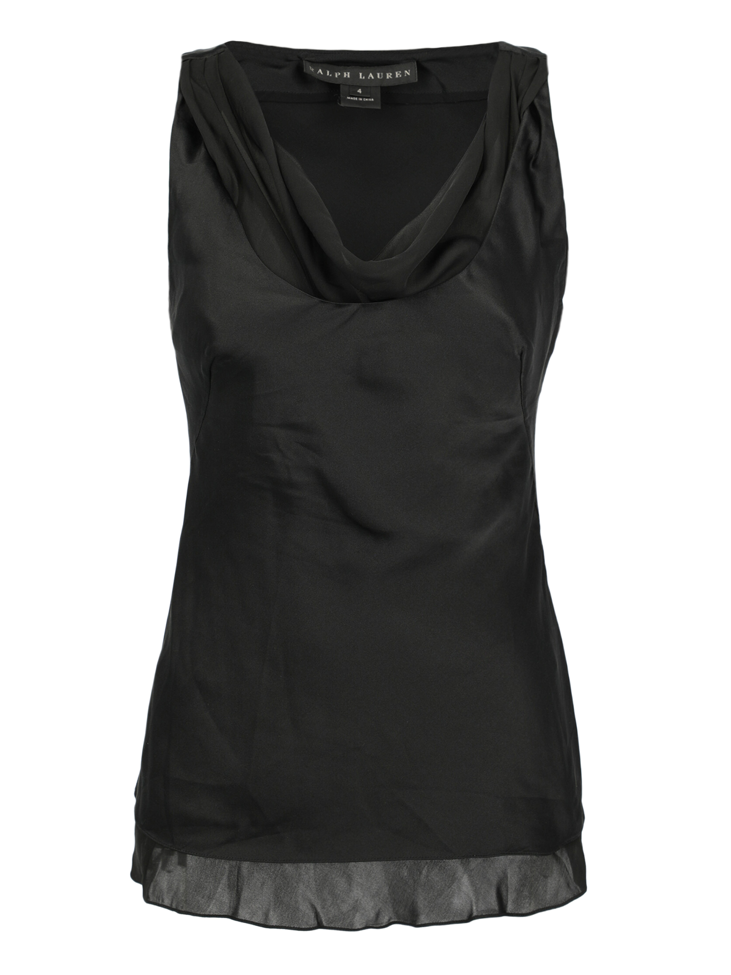 Ralph Lauren Femme T-shirts et tops Black Silk