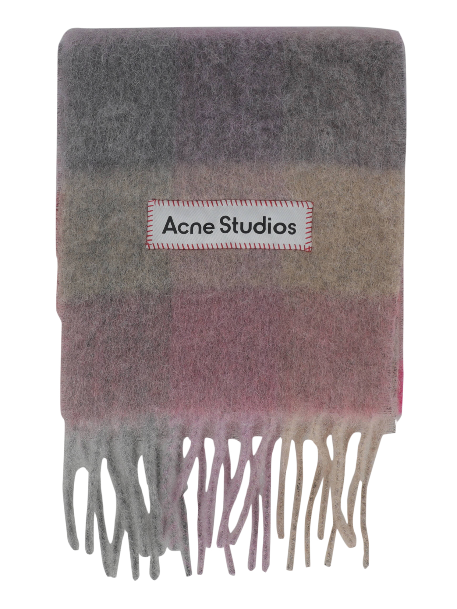 Pre-owned Acne Studios Women's Scarves And Shawls -  In Grey, Pink
