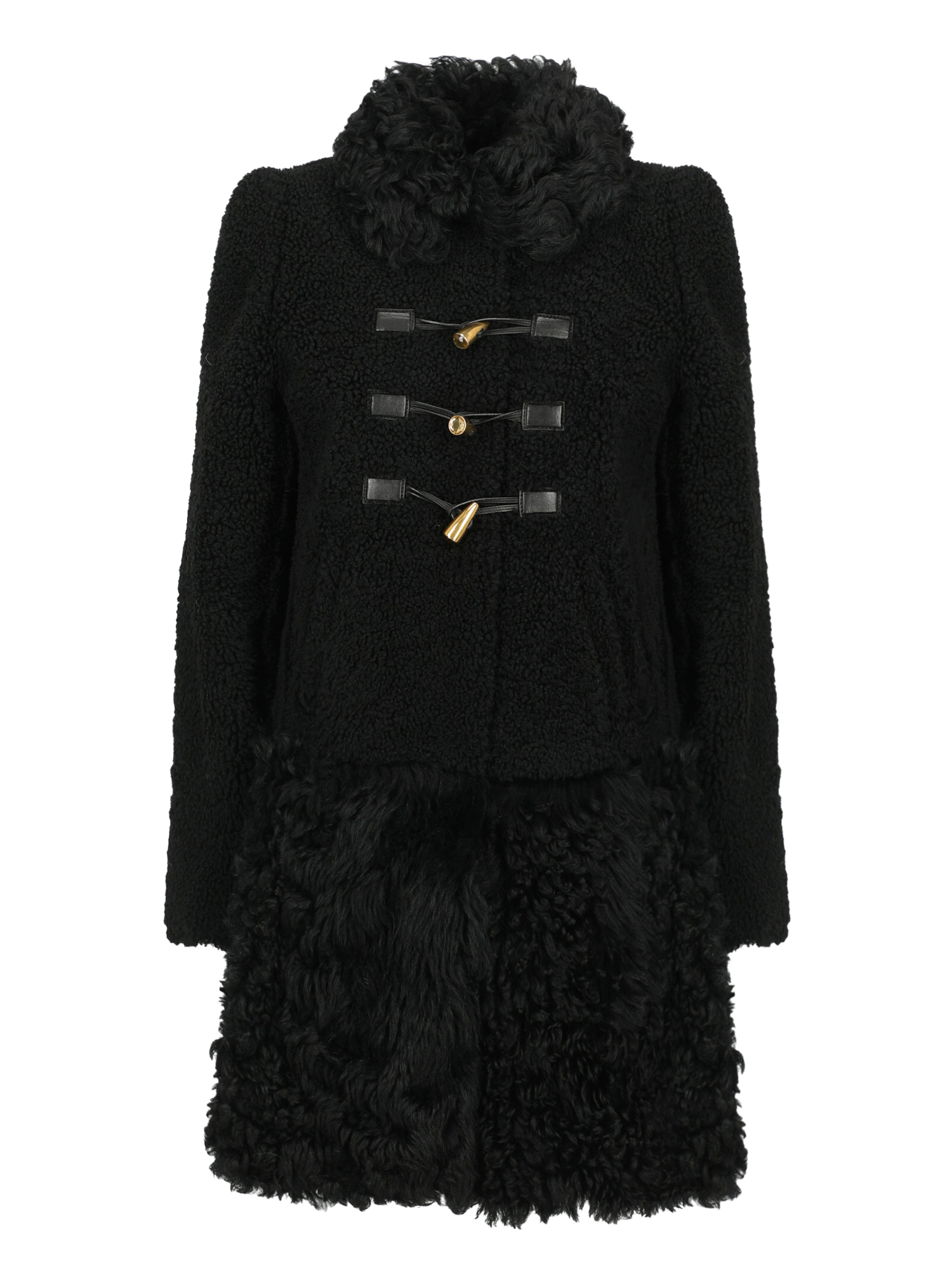 Manteaux Et Blousons Pour Femme - Miu Miu - En Wool Black - Taille:  -