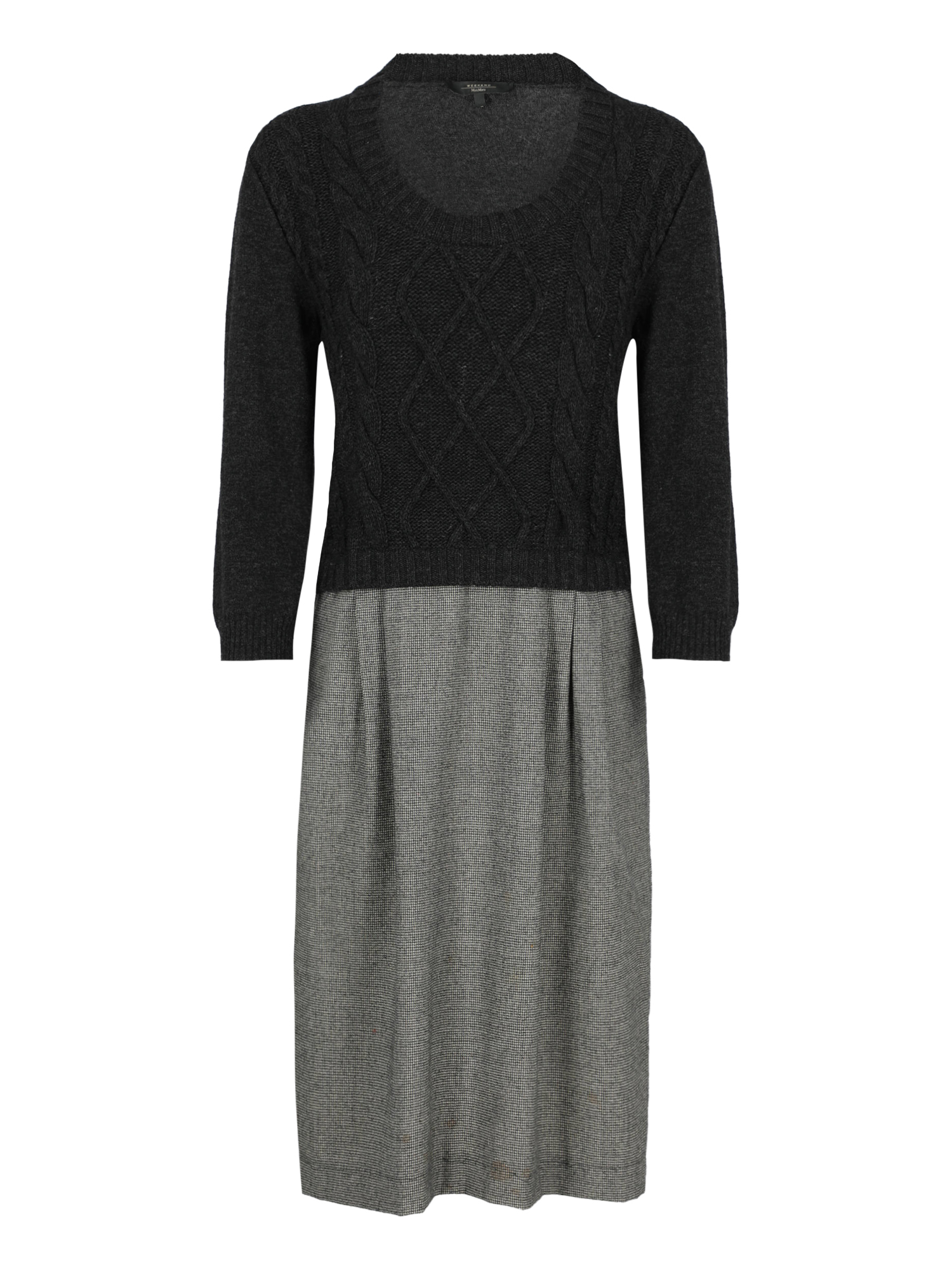 Weekend Maxmara - Condition: very good, houndstooth wool, color: black - m -  -