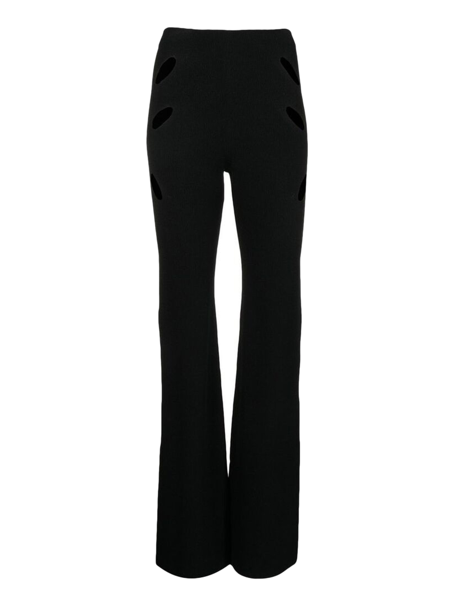DION LEE WOMEN'S TROUSERS - DION LEE - IN BLACK SYNTHETIC FIBERS