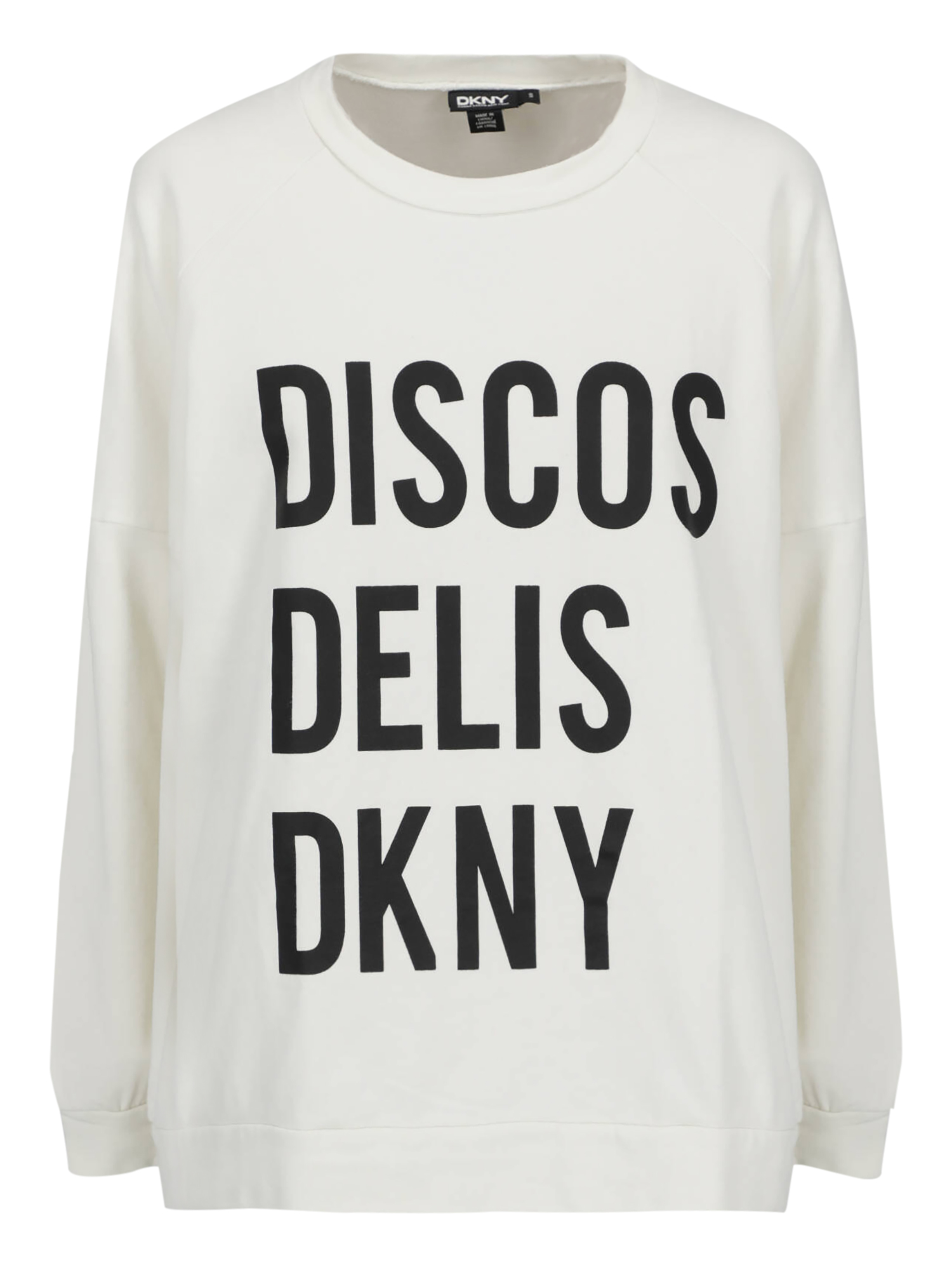 Pre-owned Dkny Women's Knitwear & Sweatshirts -  - In White Cotton