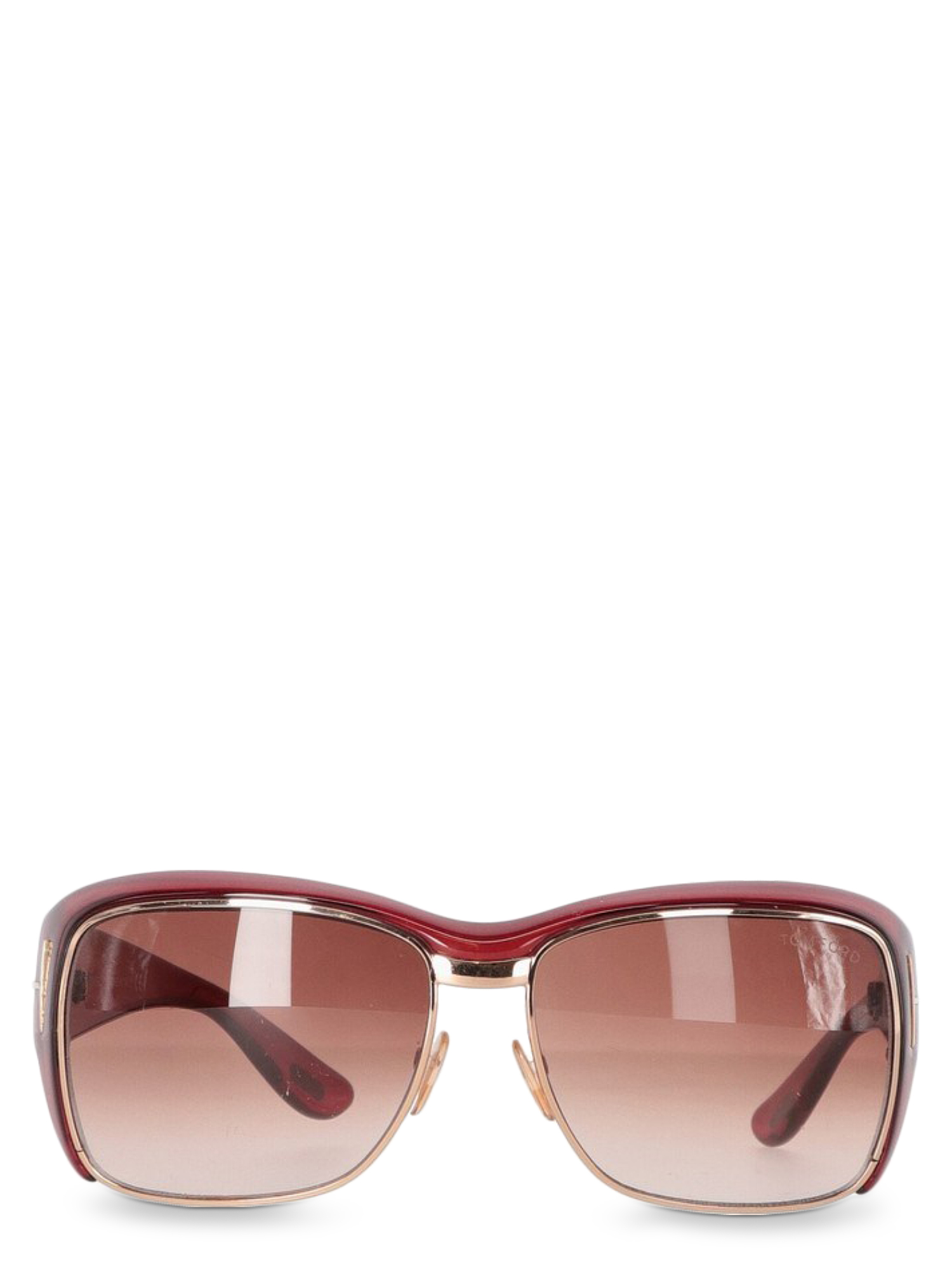 Tom Ford Femme Lunettes de soleil Red Synthetic Fibers