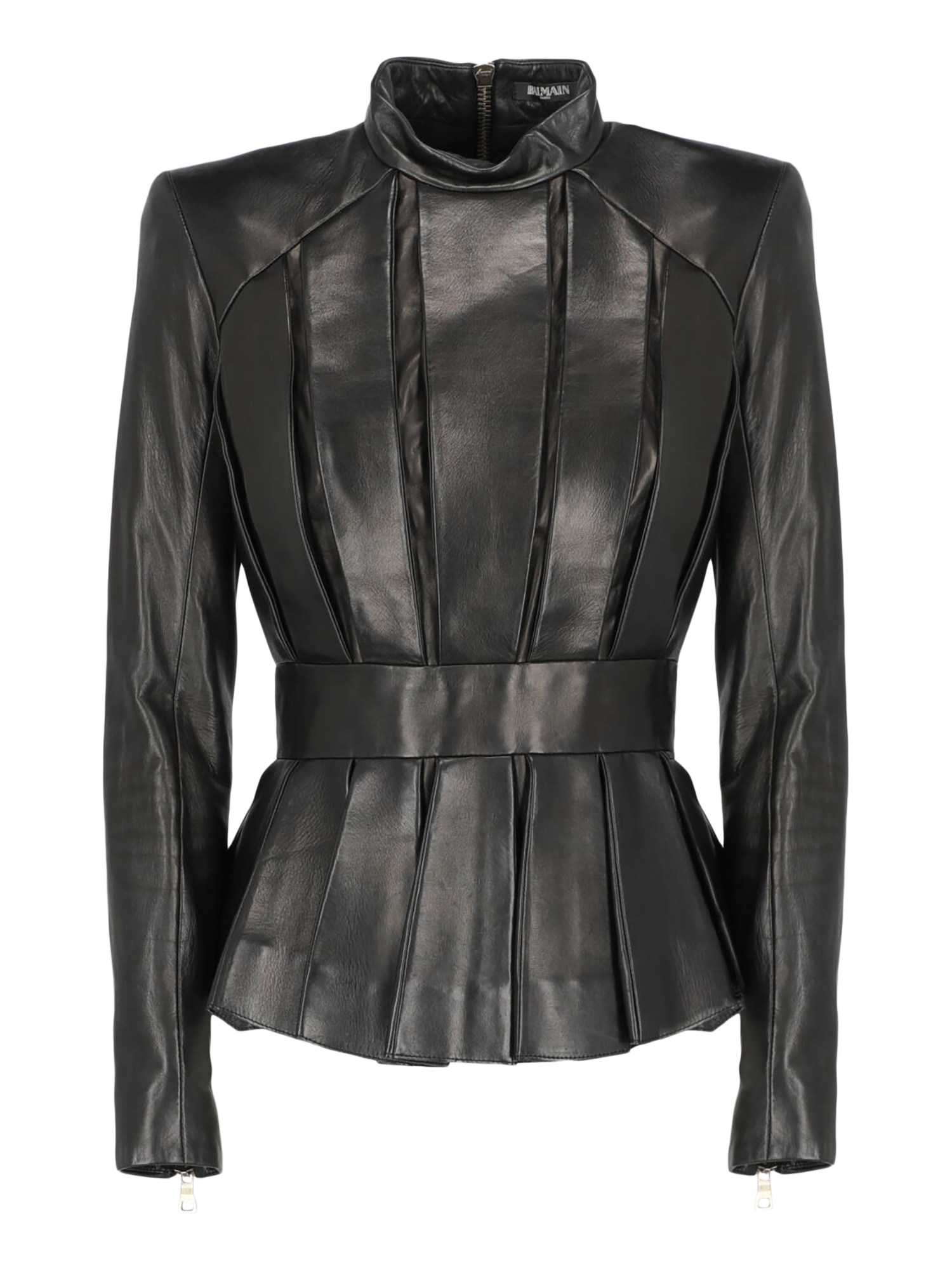 T-shirts Et Tops Pour Femme - Balmain - En Leather Black - Taille:  -