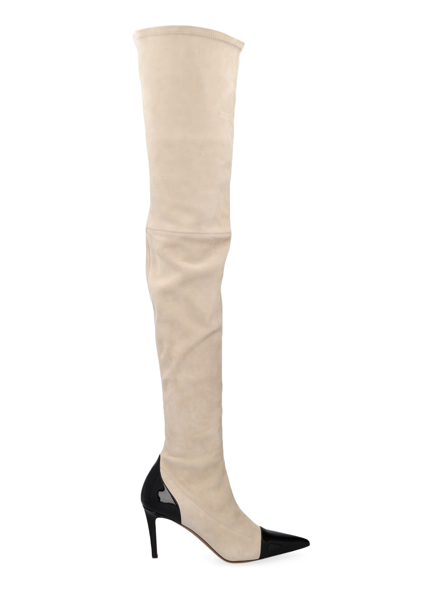 Pre-owned Alexander Vauthier Boots In Beige, Black
