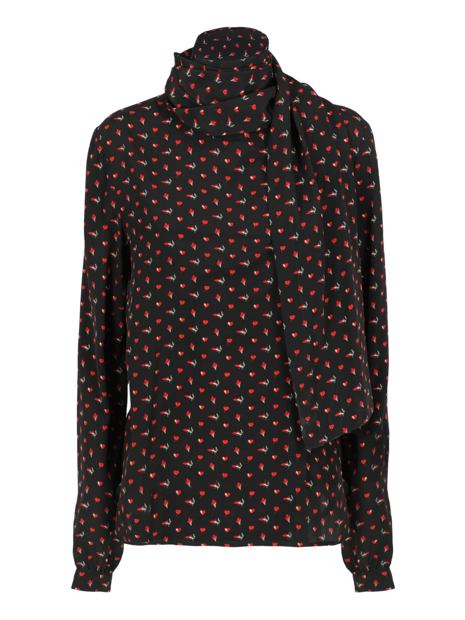 Women's Shirts - Saint Laurent - In Black Silk
