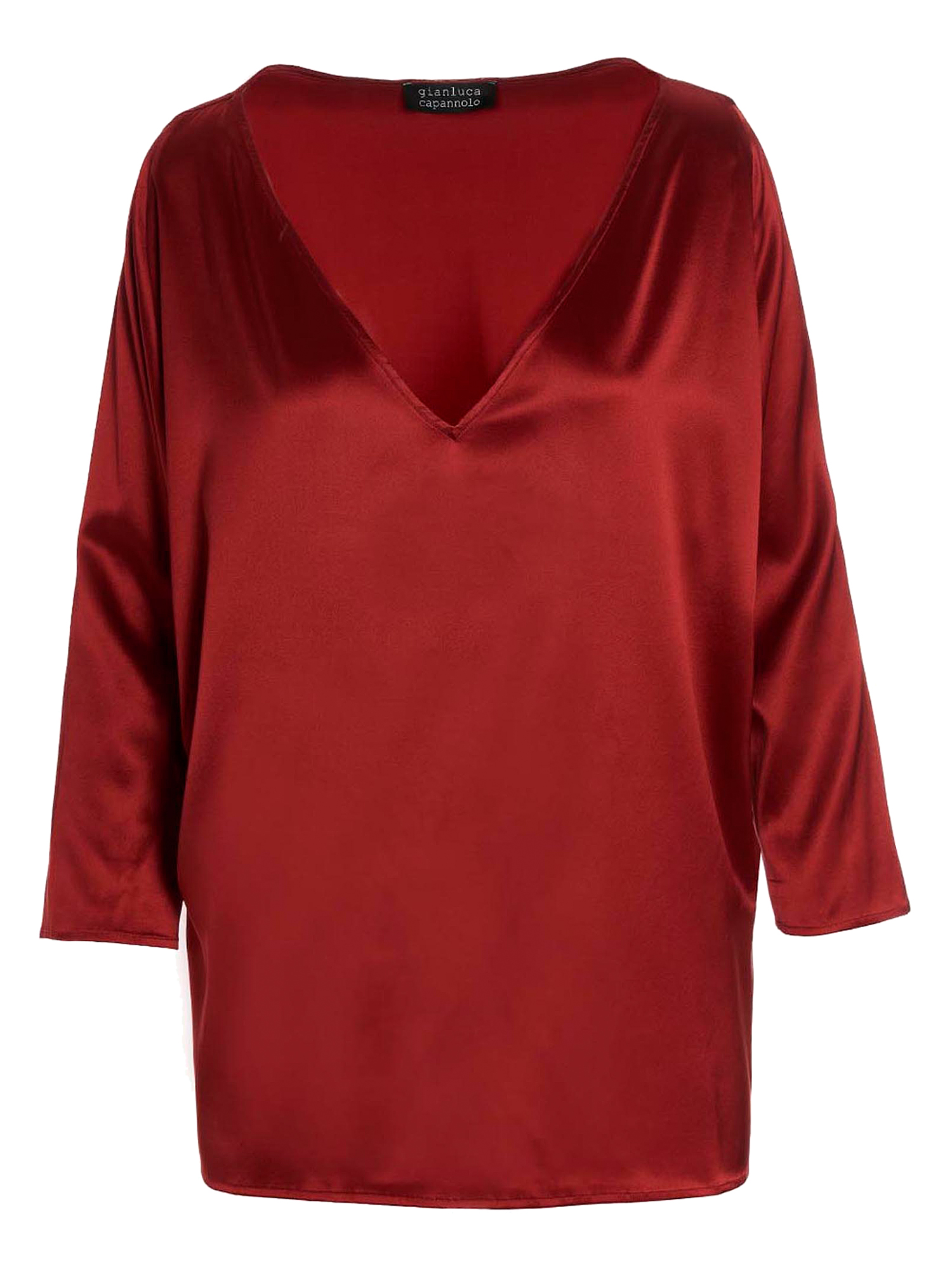 Chemises Pour Femme - Gianluca Capannolo - En Silk Red - Taille:  -