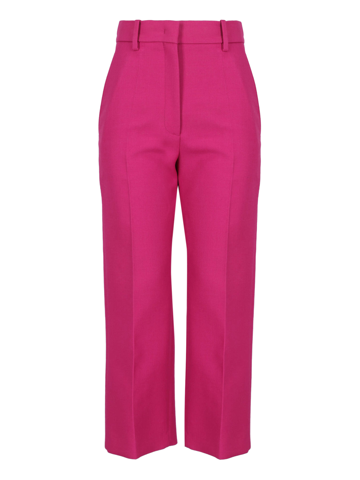 Pre-owned Valentino Women's Trousers -  - In Pink Wool