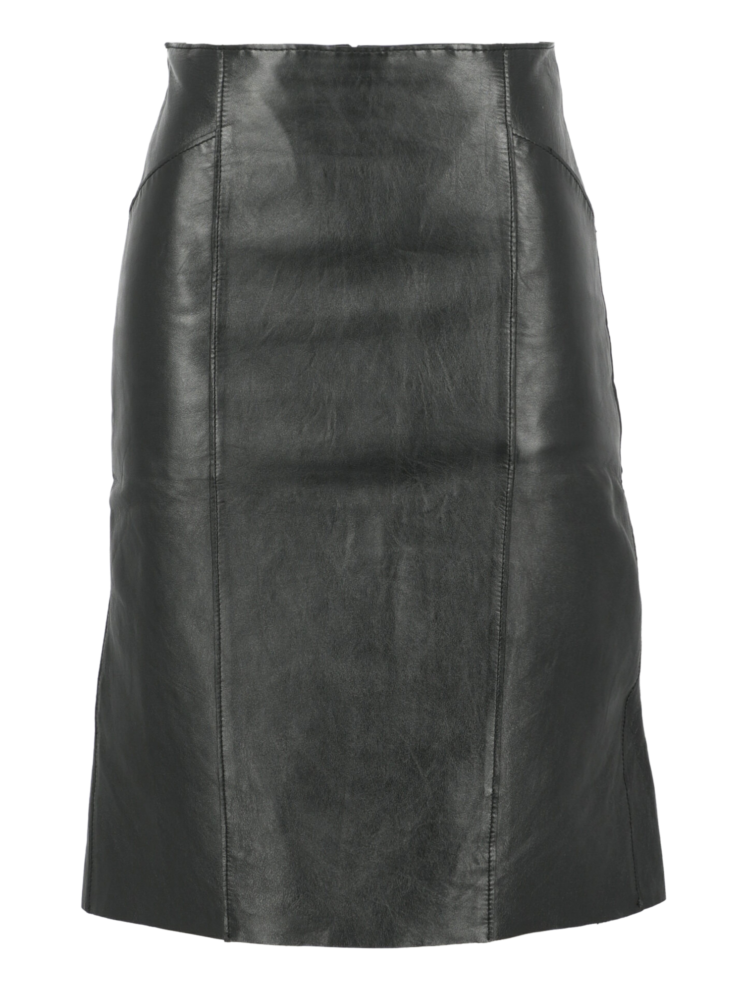 Alberta Ferretti Femme Jupes Black Leather