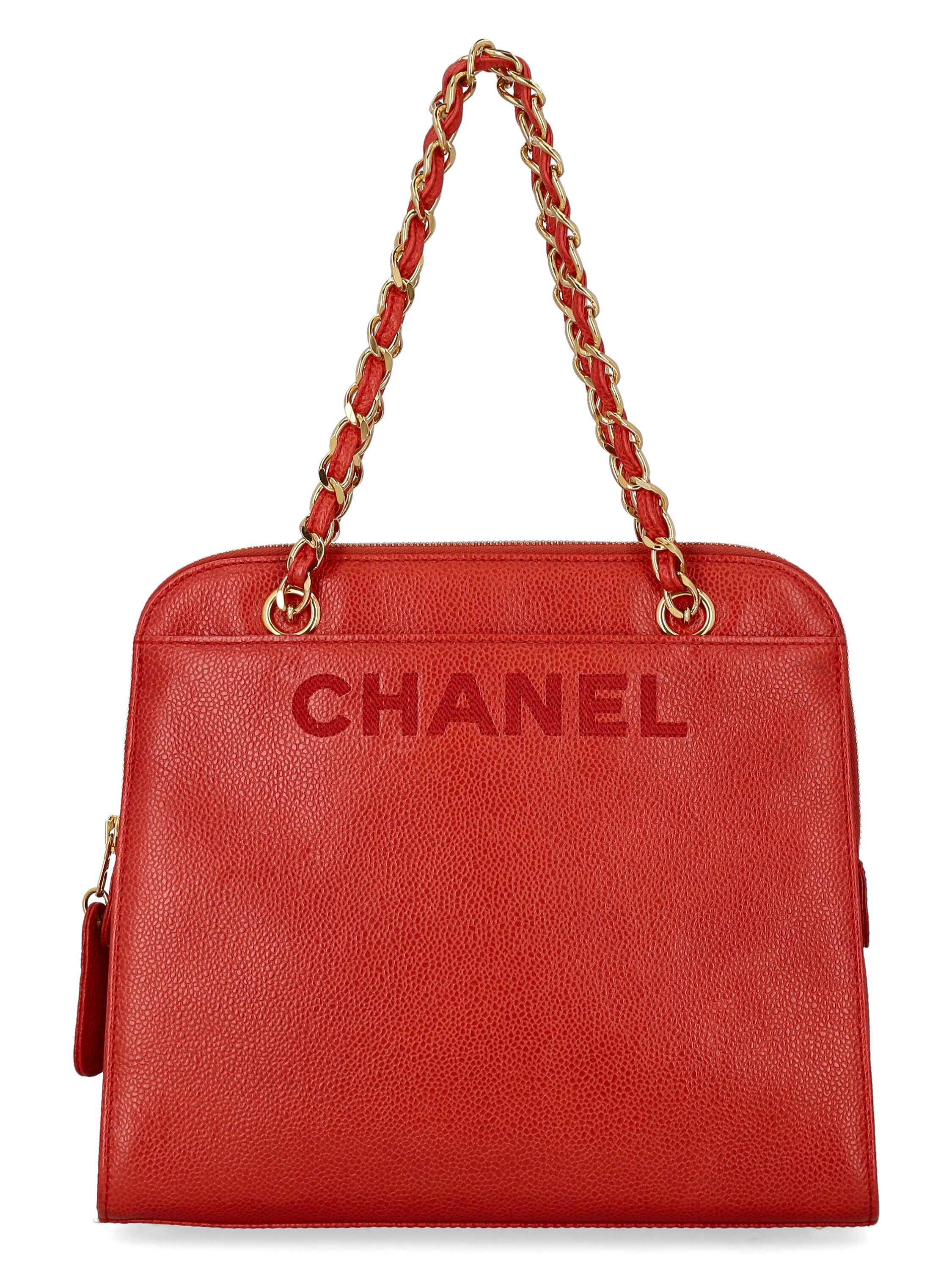 Pre-owned Chanel Women's Handbags -  - In Red Leather
