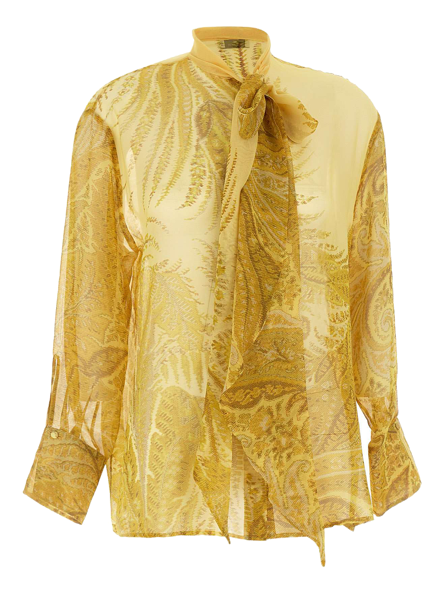 Condition: New With Tag,  Silk, Color: Yellow - L - IT 46 -