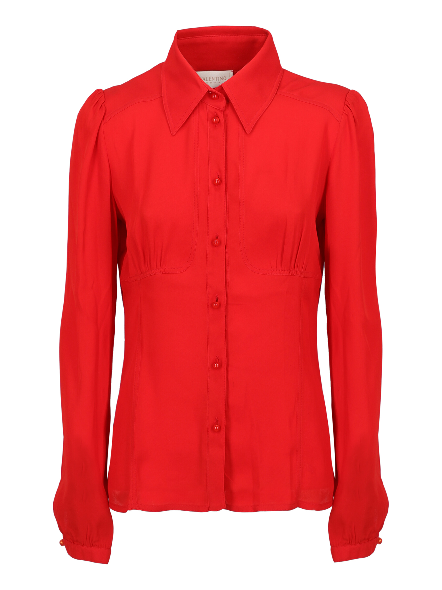 Valentino Femme Chemises Red Fabric