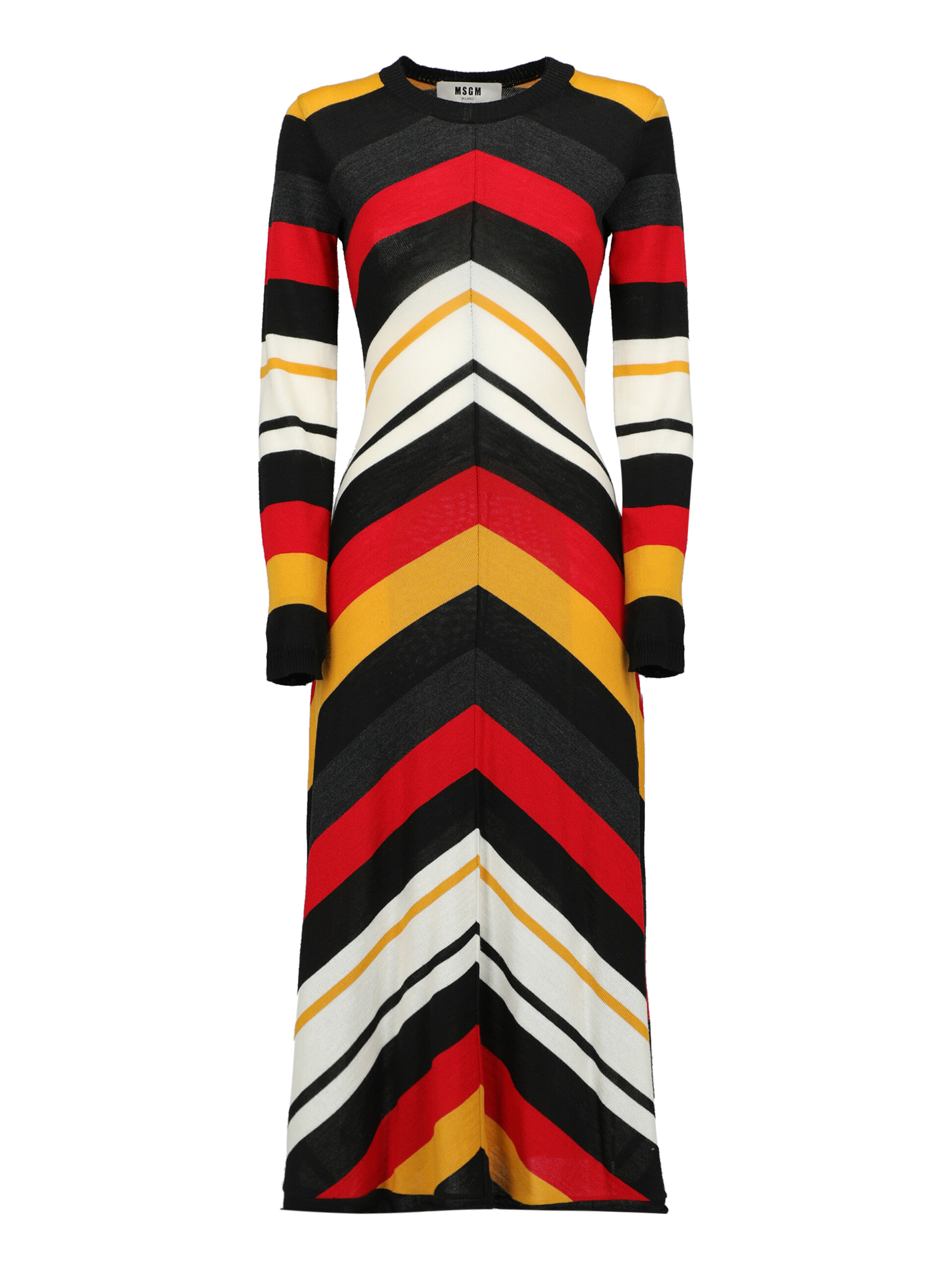 Msgm Femme Robes Multicolor Wool