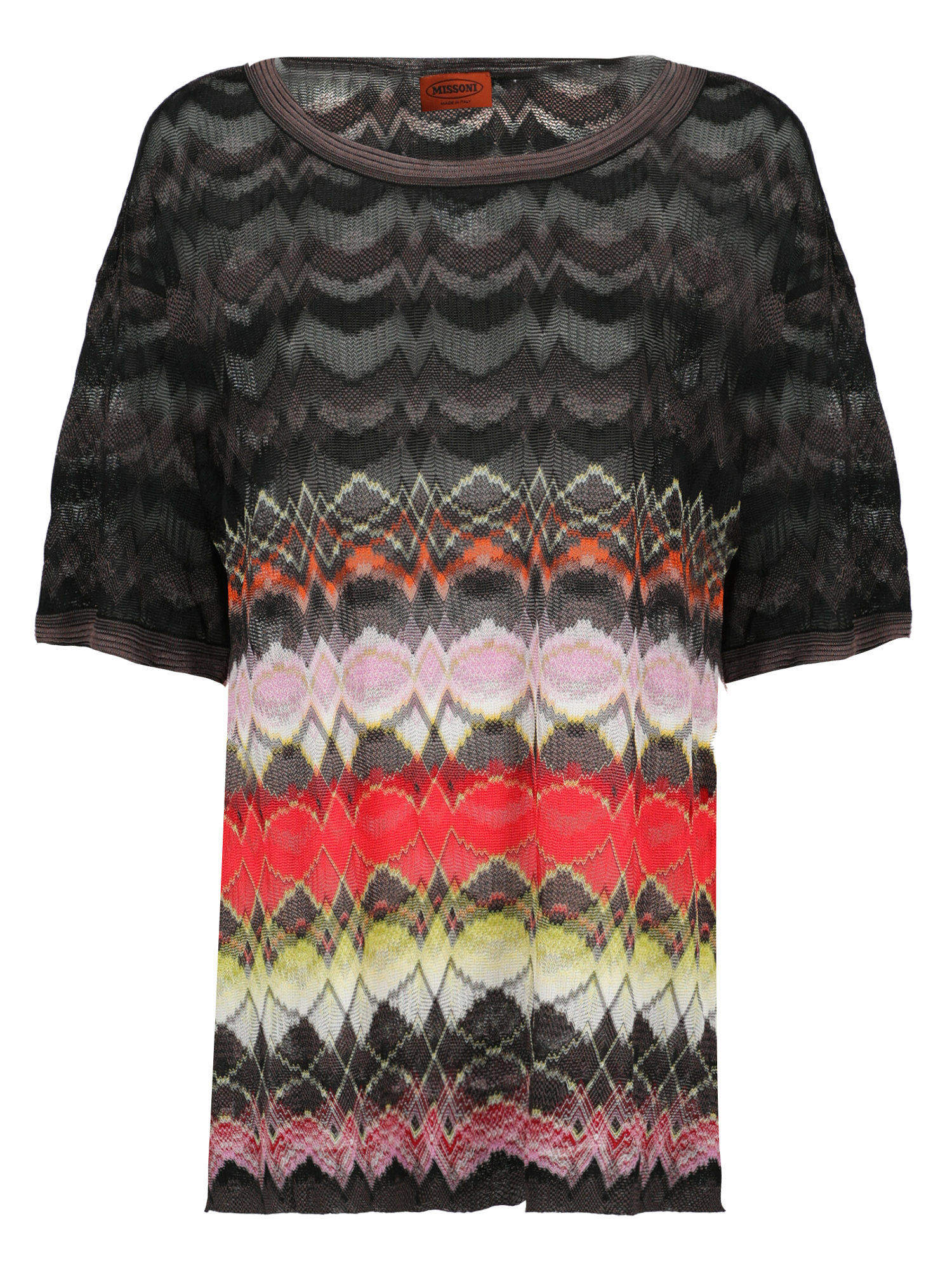 Missoni Femme T-shirts et tops Black, Multicolor Synthetic Fibers