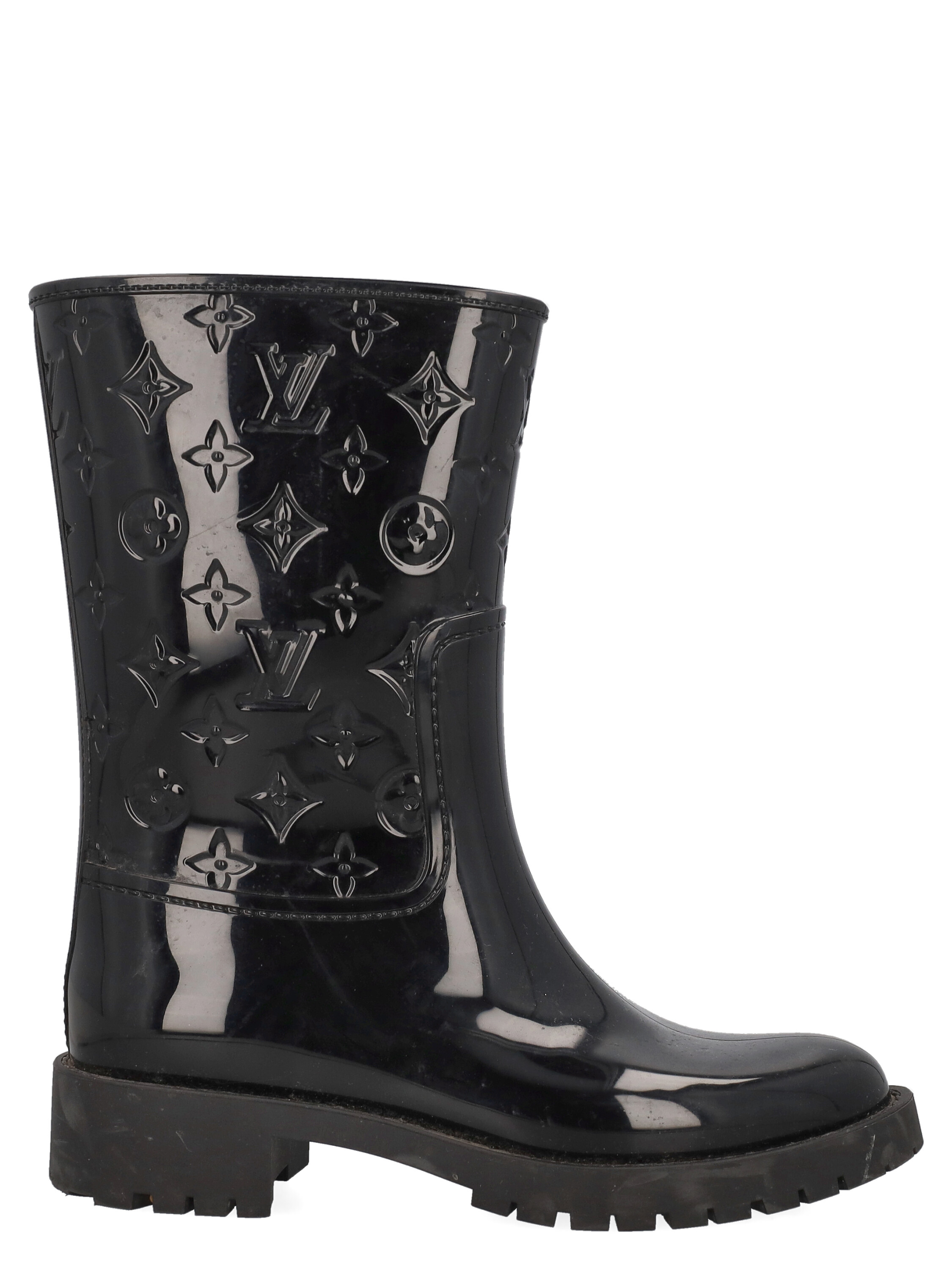 Pre-owned Louis Vuitton Boots In Black
