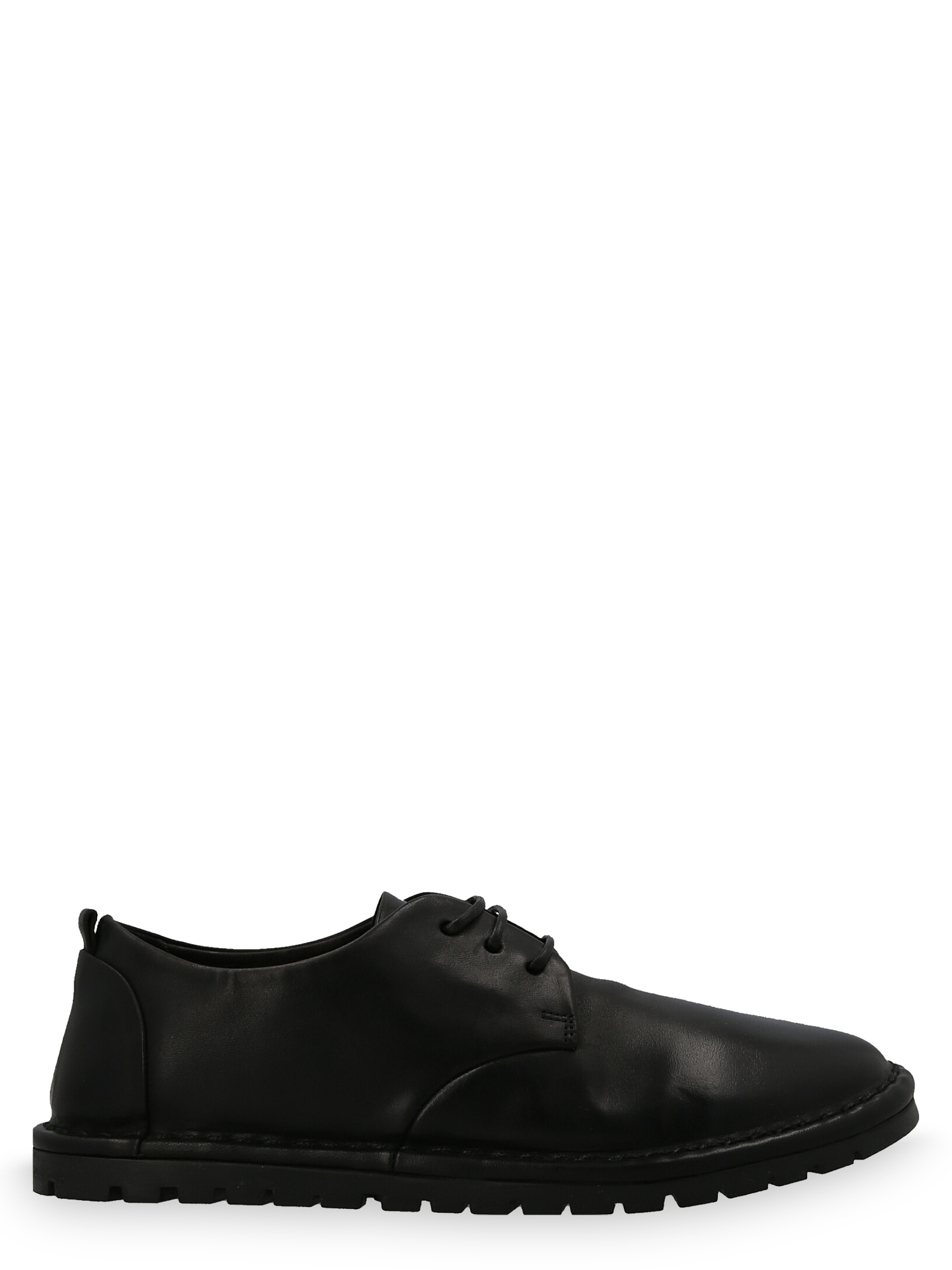 Chaussures À Lacets Pour Femme - Marsell - En Leather Black - Taille: IT 35 - EU 35