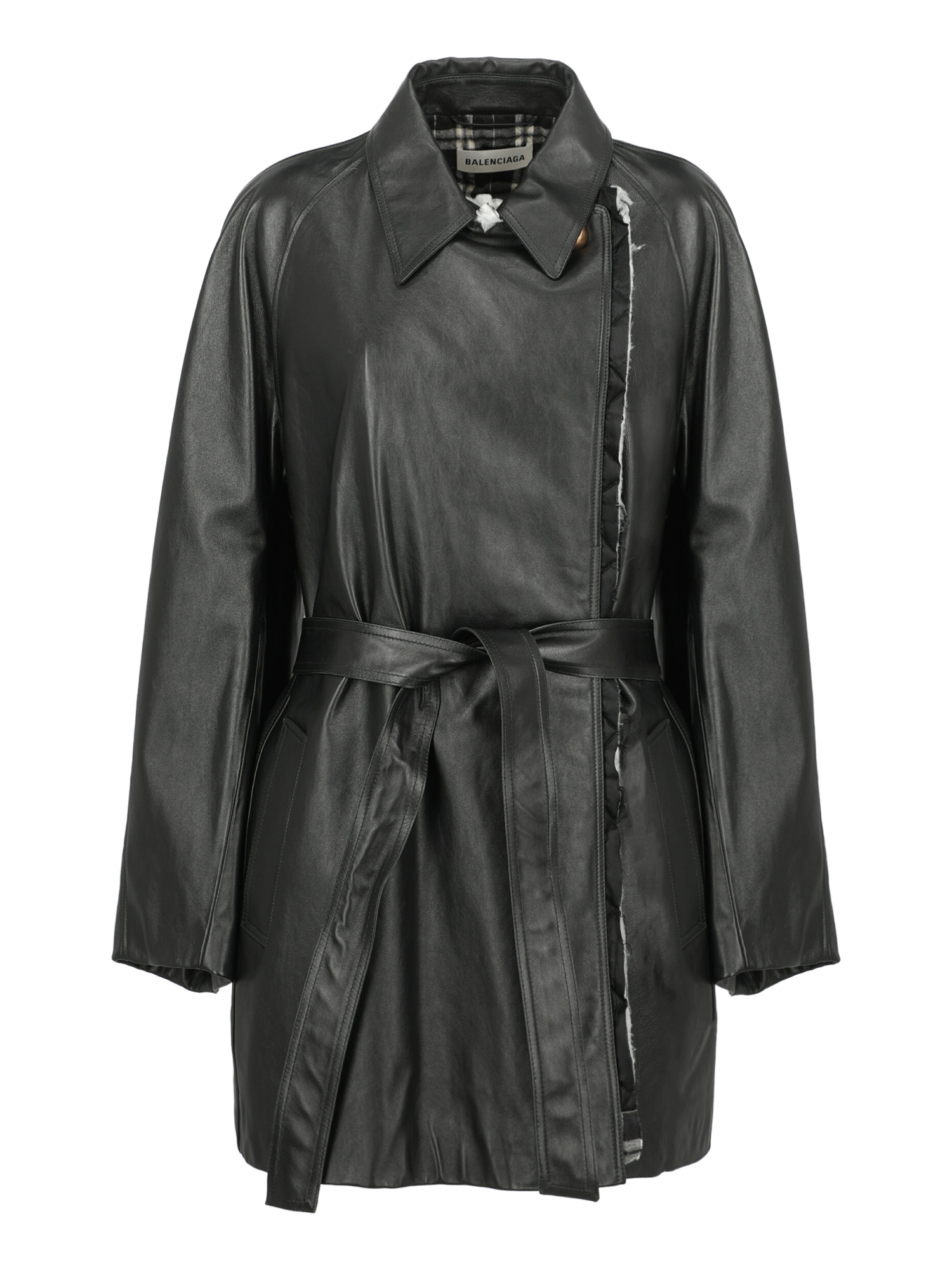 Balenciaga Femme Manteaux et blousons Black Leather