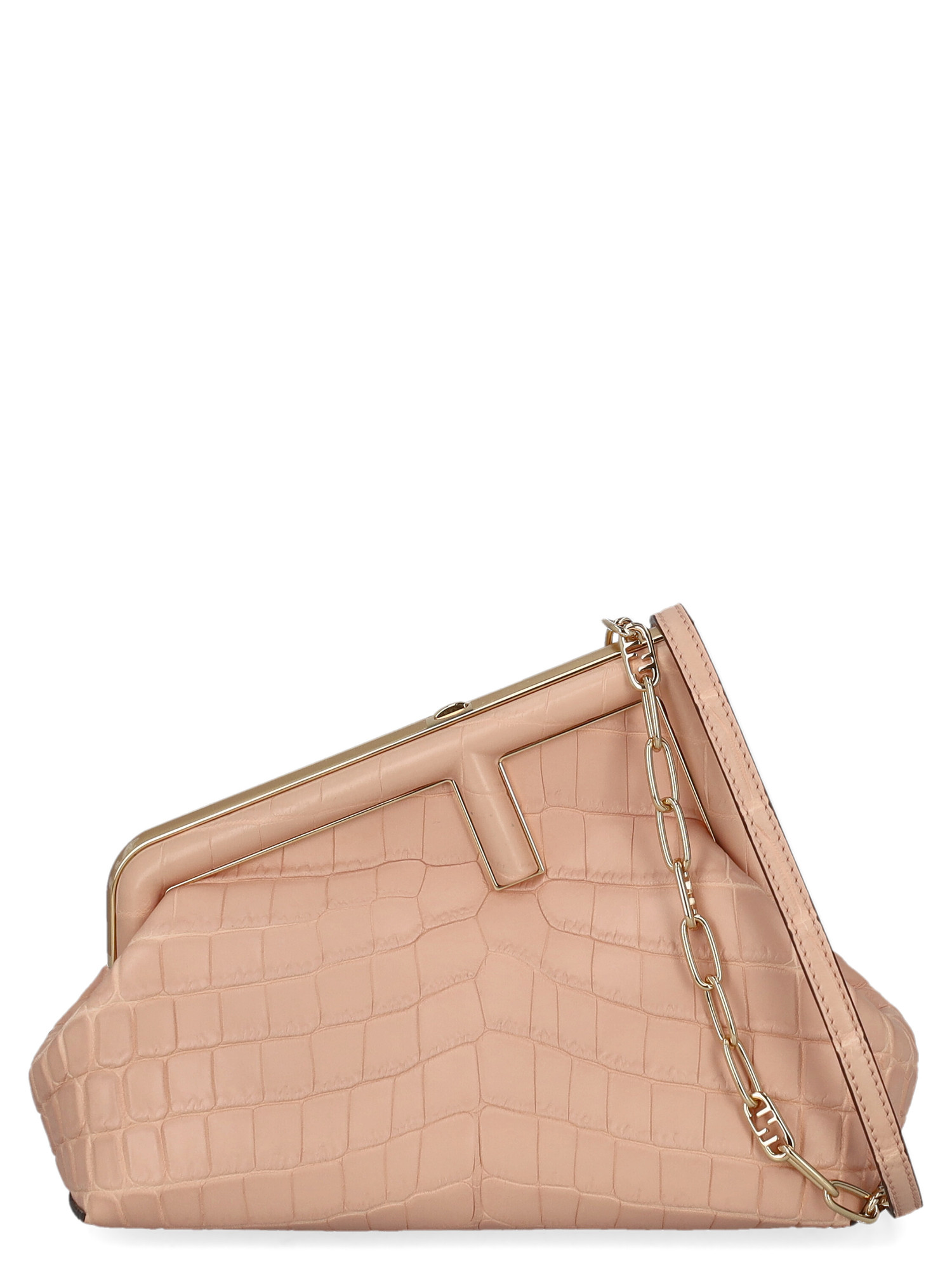 Condition: New With Tag, Crocodile Print Leather, Color: Pink -  -  -