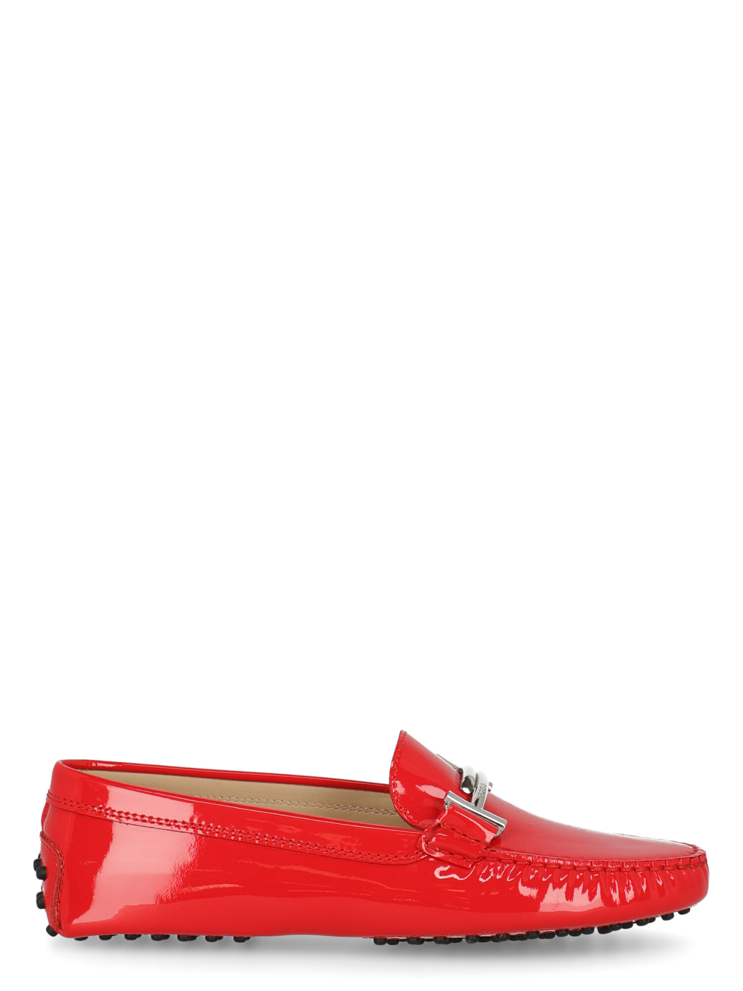 Tod'S Femme Mocassins Red Leather