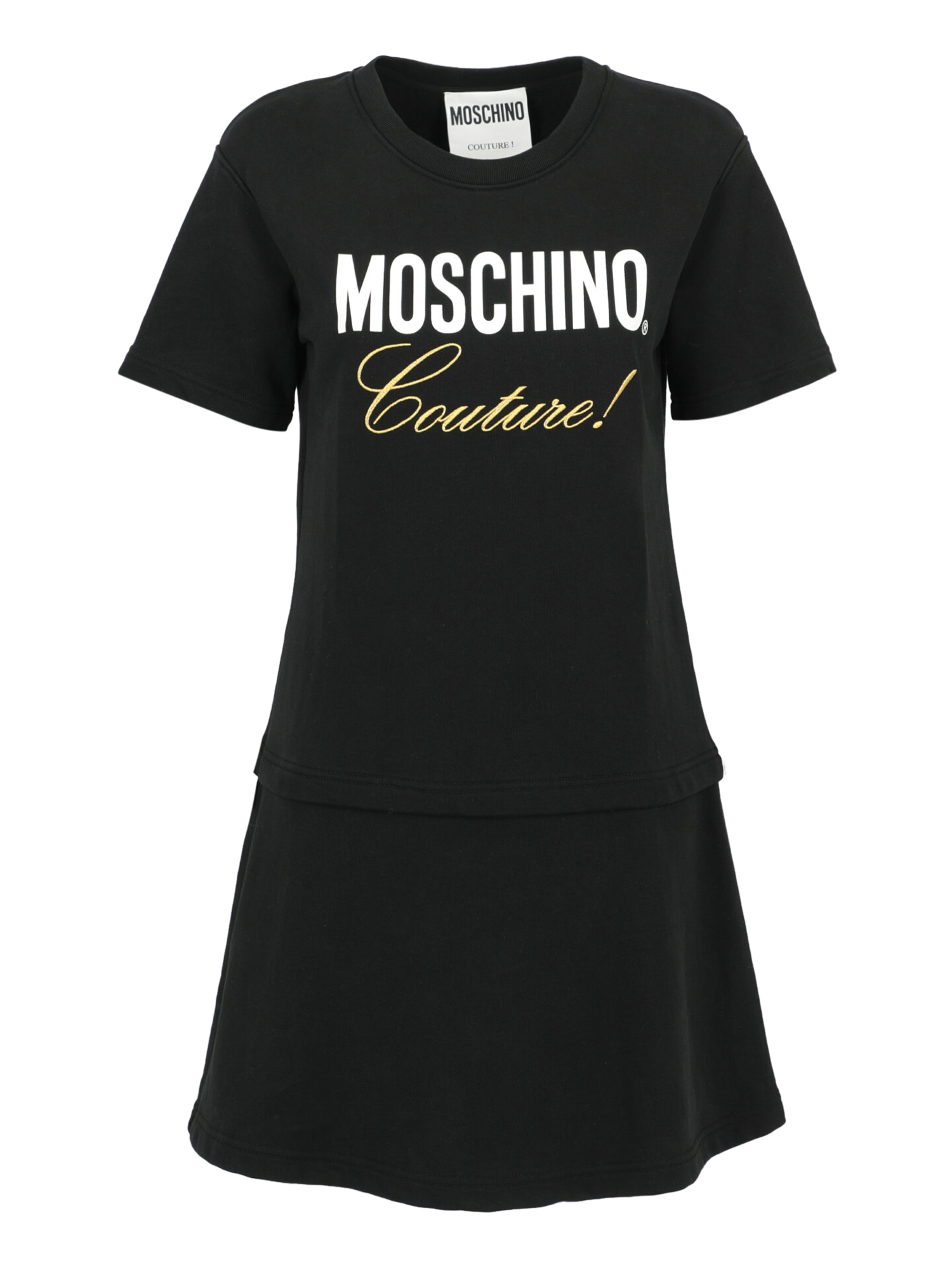 Moschino Femme Robes Black Cotton