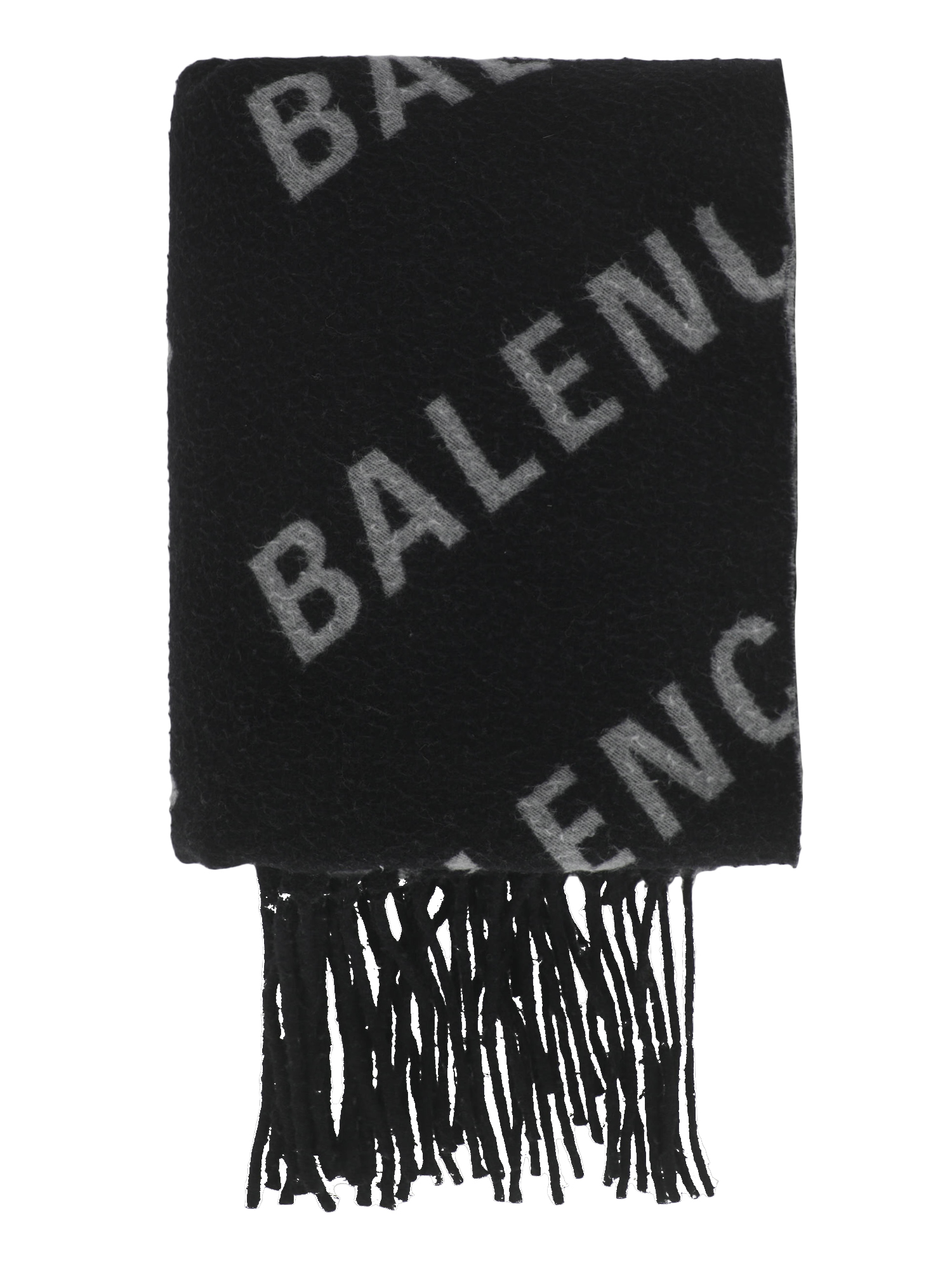 Pre-owned Balenciaga Women's Scarves And Shawls -  In Black, Grey